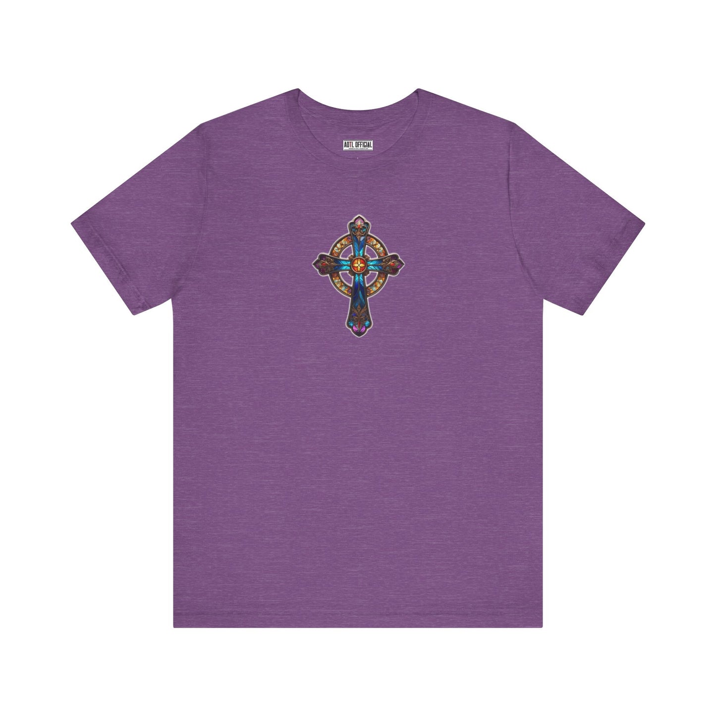 Radiant Cross Christian Unisex Short Sleeve Tee
