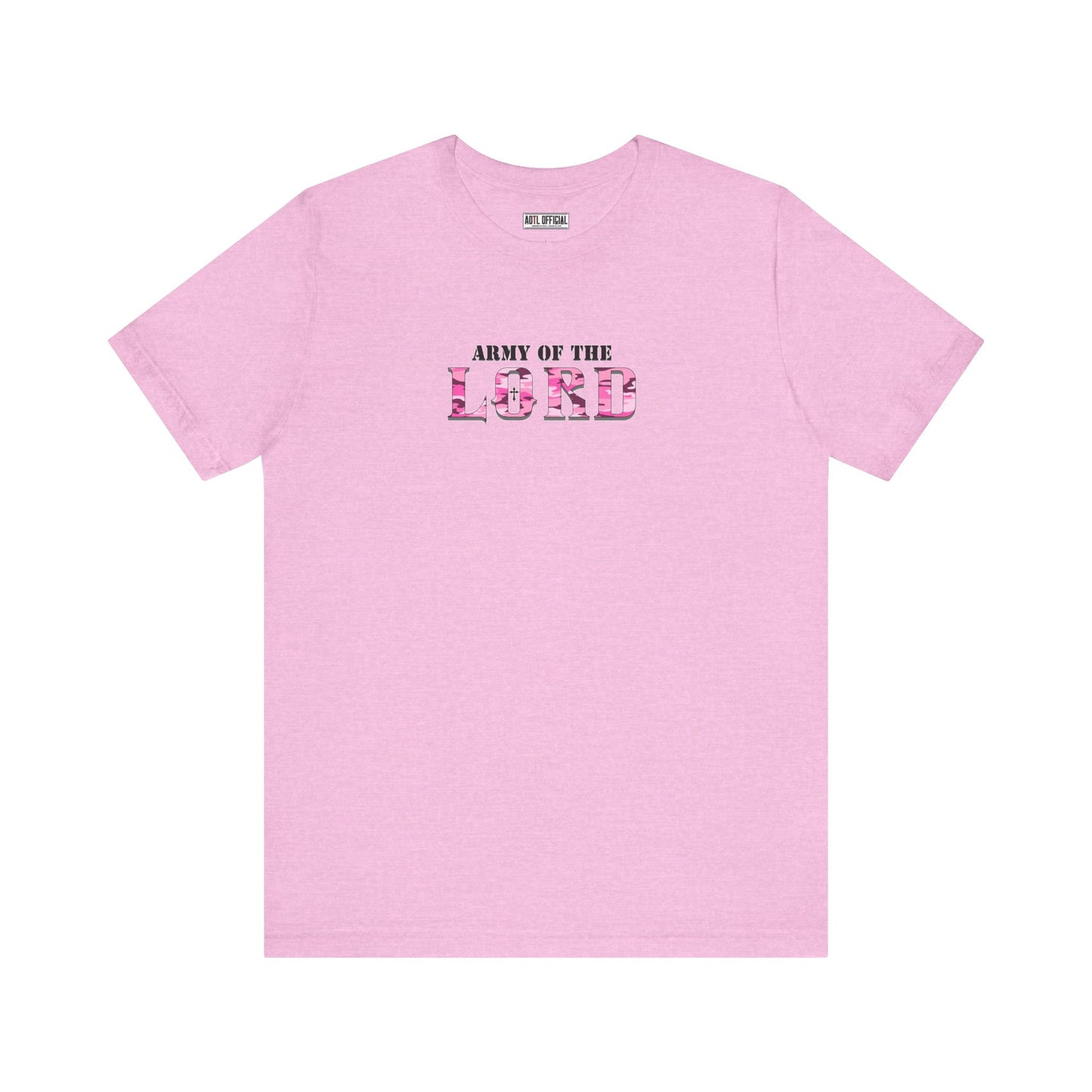 Pink Army Of The Lord Unisex Short Sleeve Tee