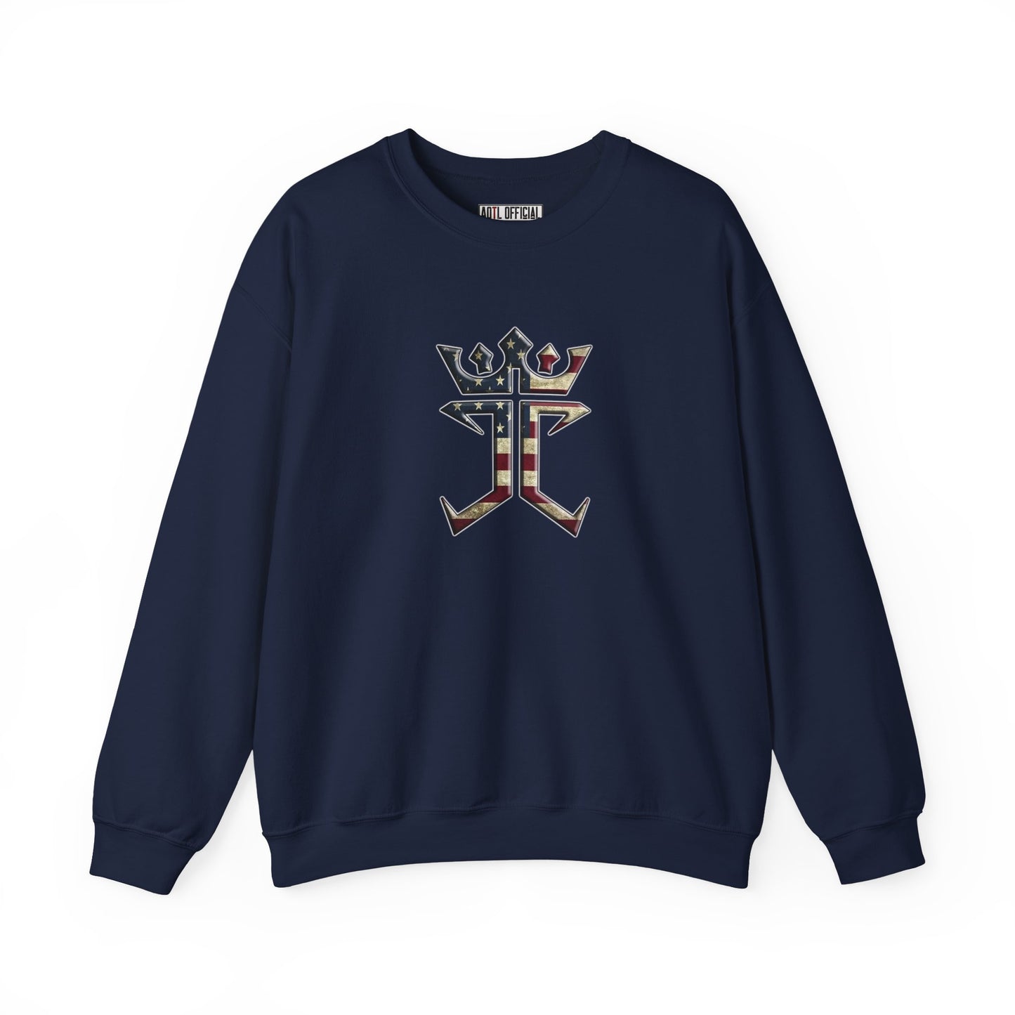 Jesus Christ is King of the USA Vintage Unisex Heavy Blend™ Crewneck Sweatshirt