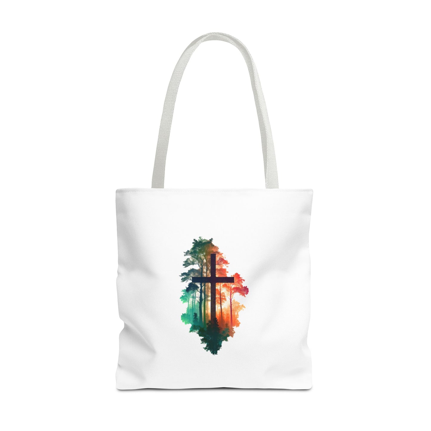 Cross In The Wilderness Christian Tote Bag