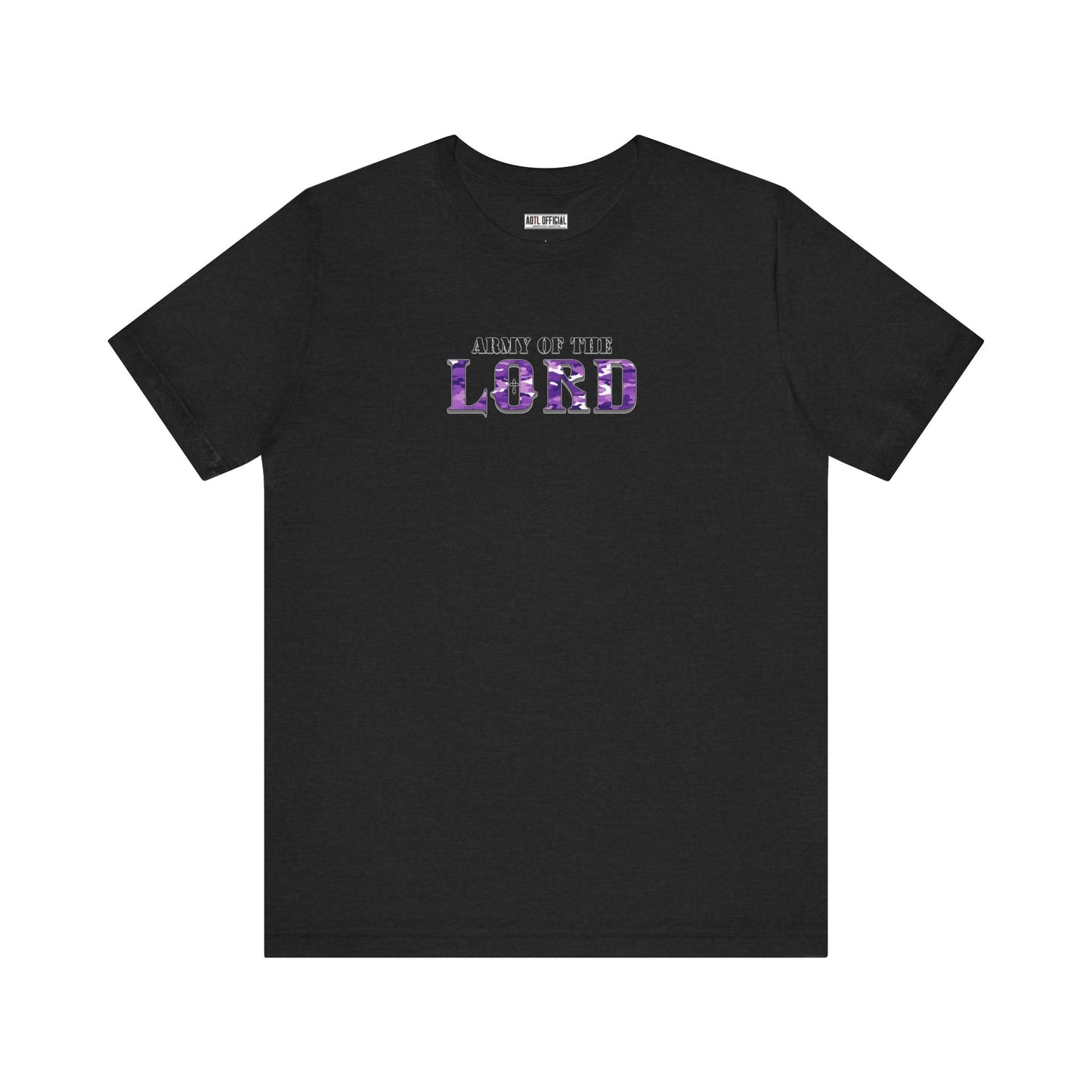 Purple Army Of The Lord Unisex Short Sleeve Tee