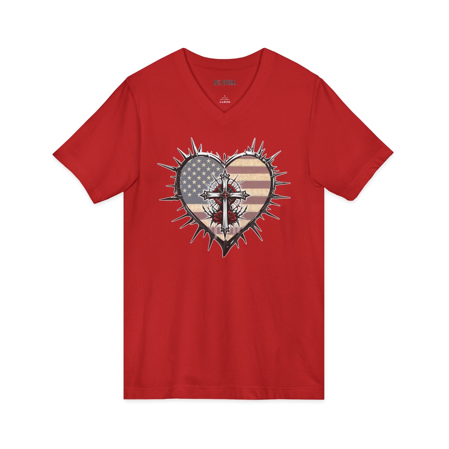 Sacrificial Freedom V-Neck Tee