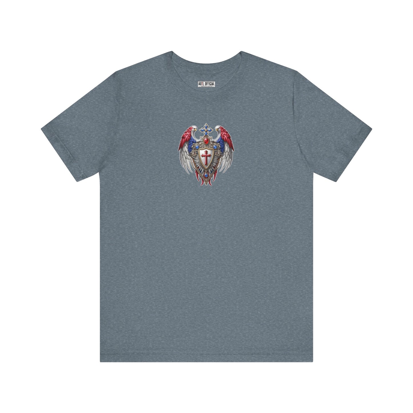 Winged Guardians of Faith Christian Patriotic Unisex Short Sleeve Tee