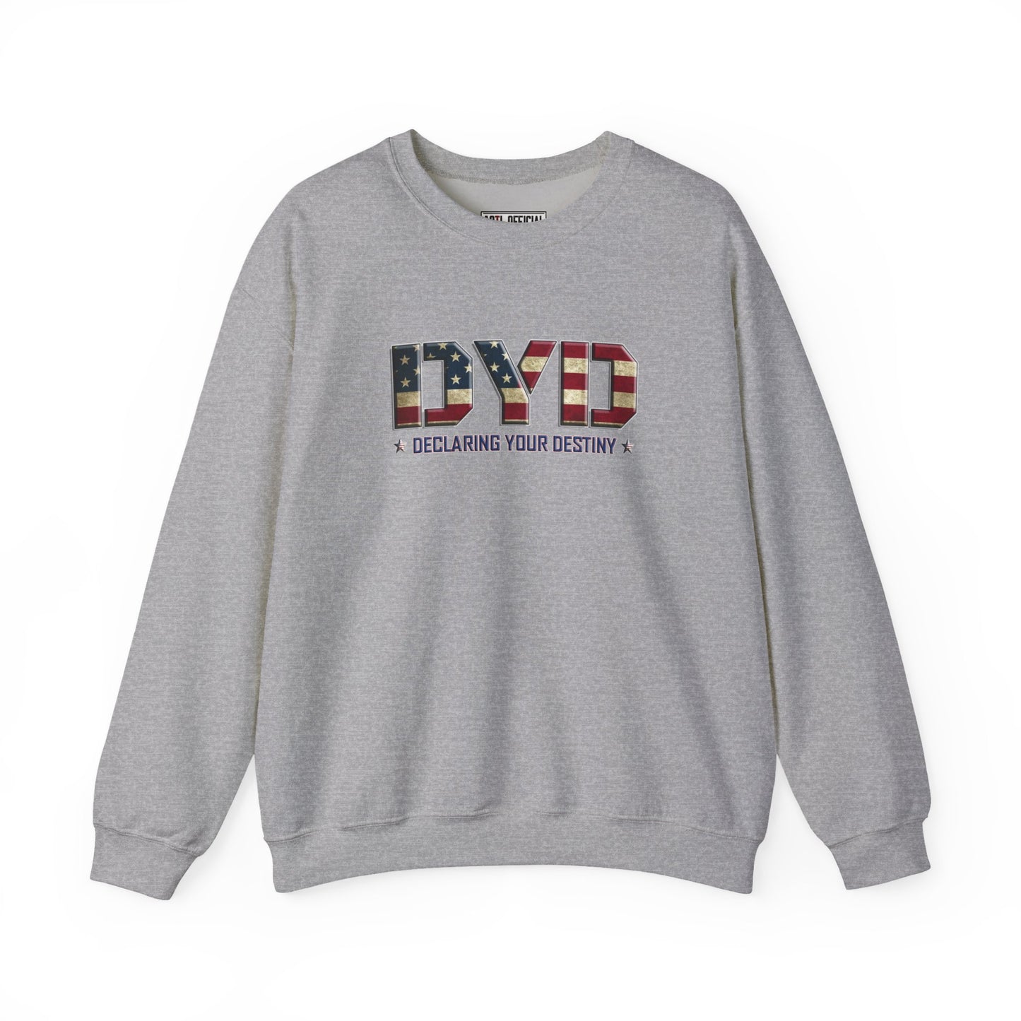 DYD USA Logo/Winged Guardian Unisex Heavy Blend™ Crewneck Sweatshirt