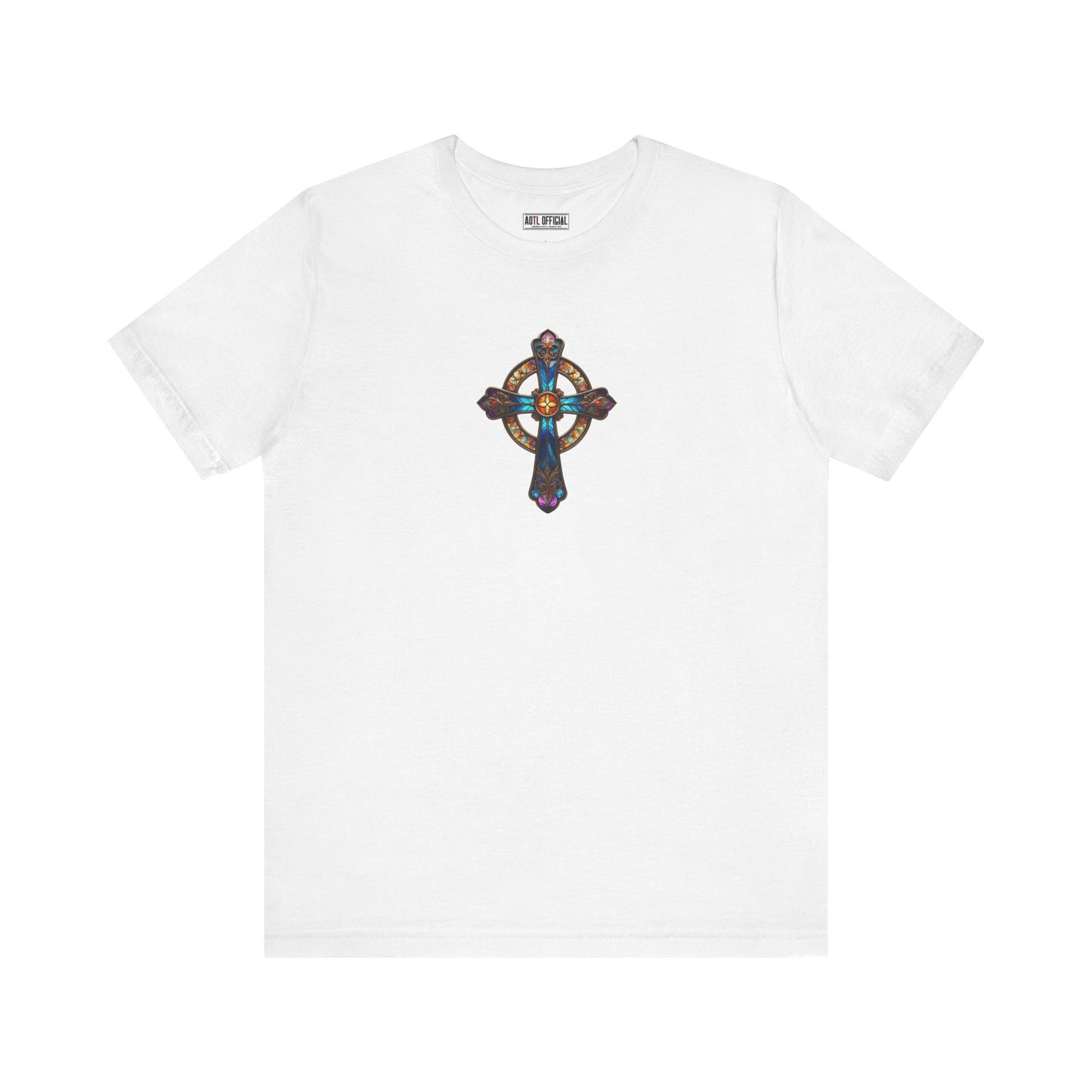 Radiant Cross Christian Unisex Short Sleeve Tee