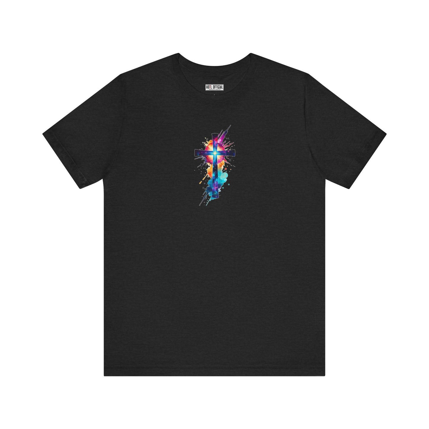 Cosmic Reverence Cross Christian Unisex Short Sleeve Tee