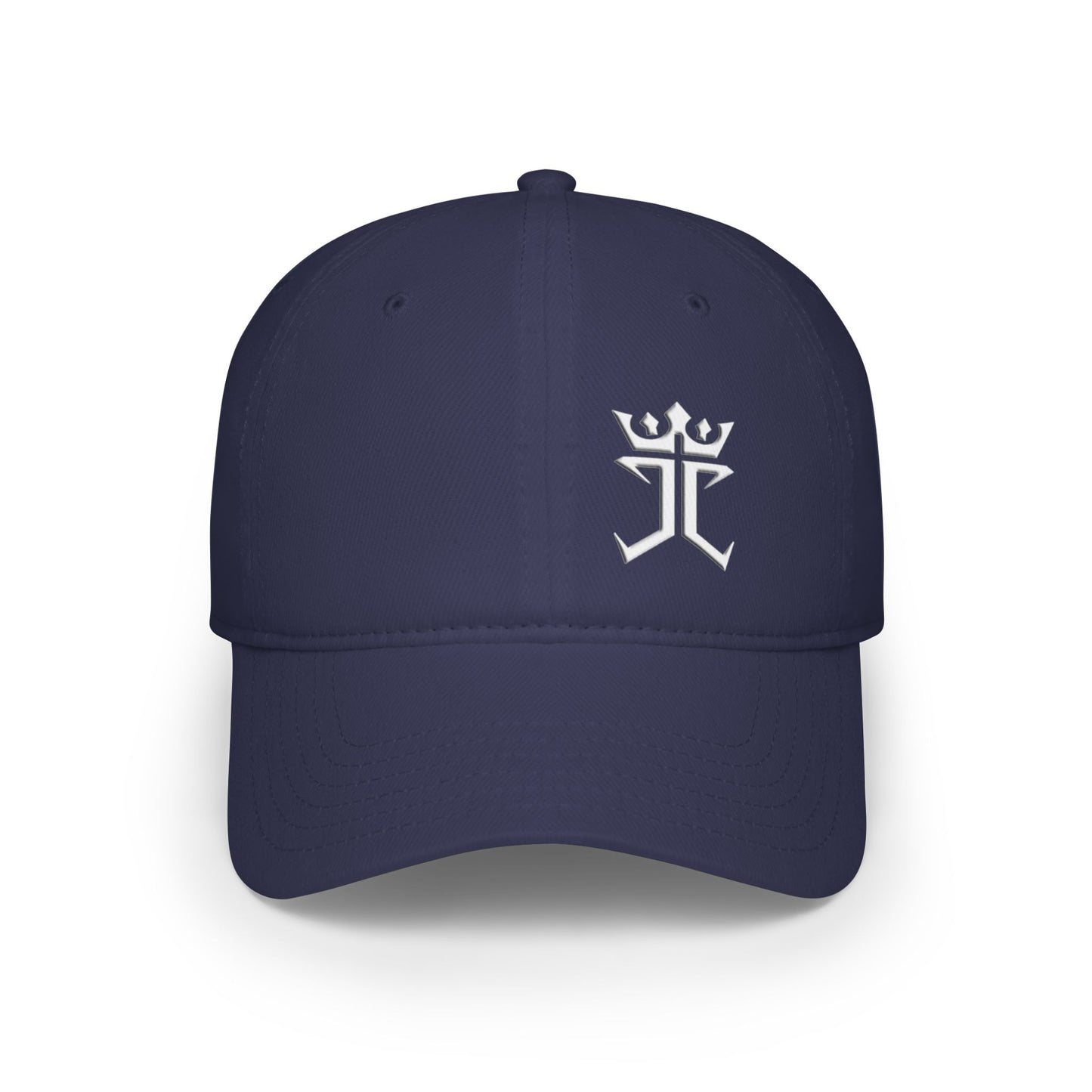 Jesus Christ Is King White Logo Christian Baseball Cap