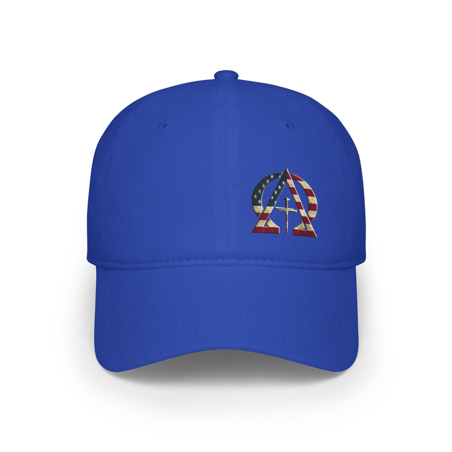 Alpha and Omega USA Christian Baseball Cap
