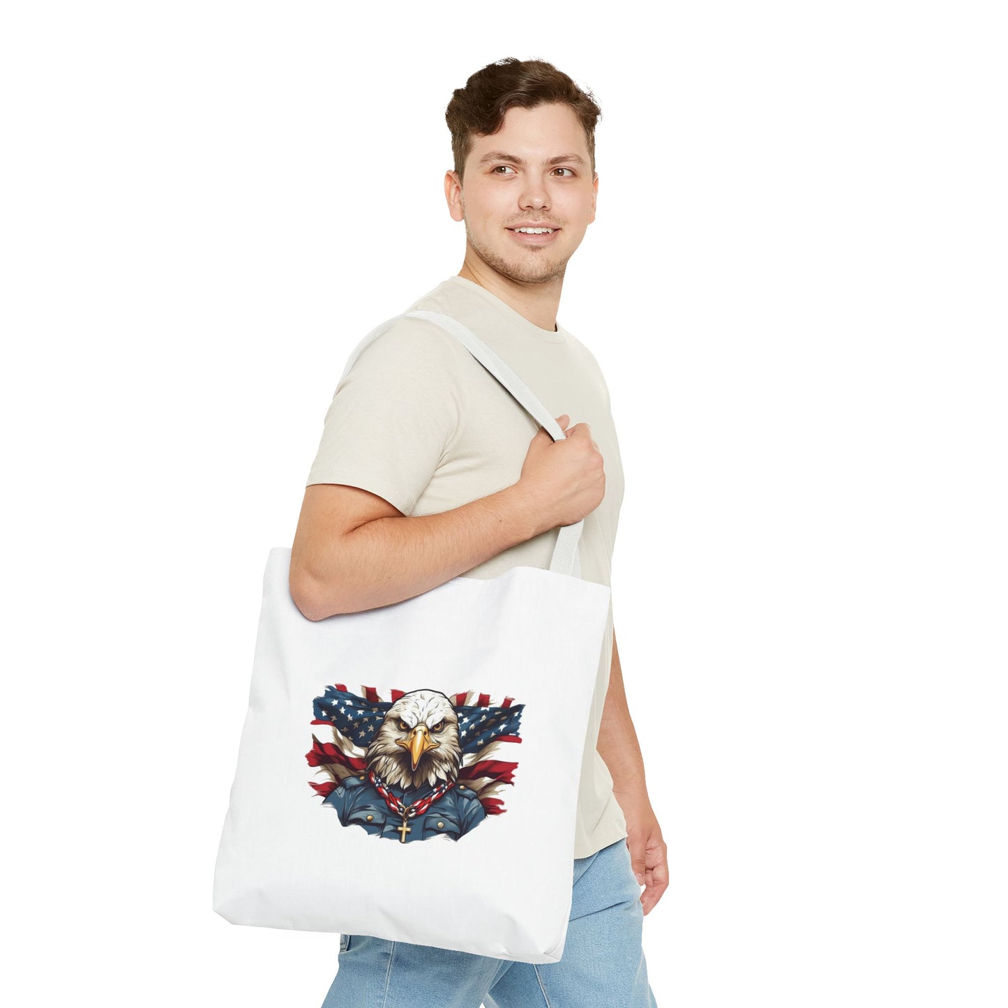 Defender Of Liberty Patriotic Christian Tote bag