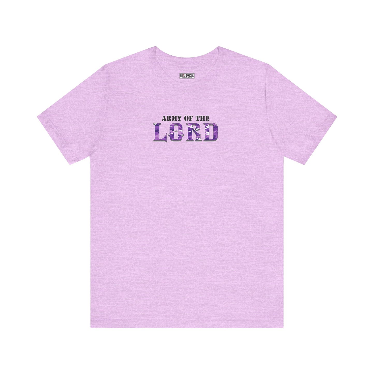 Purple Army Of The Lord Unisex Short Sleeve Tee