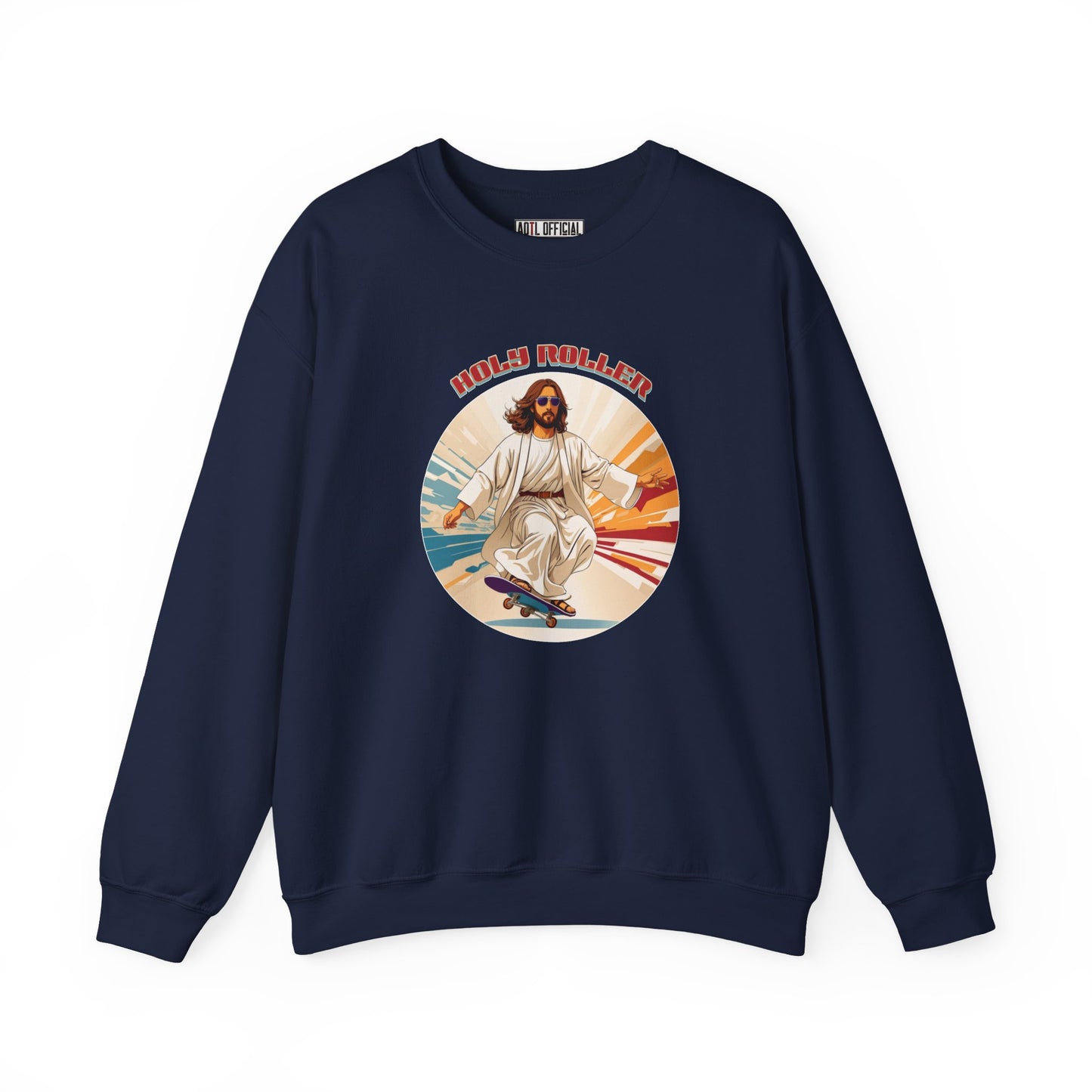 Holy Roller Jesus Unisex Heavy Blend™ Crewneck Sweatshirt