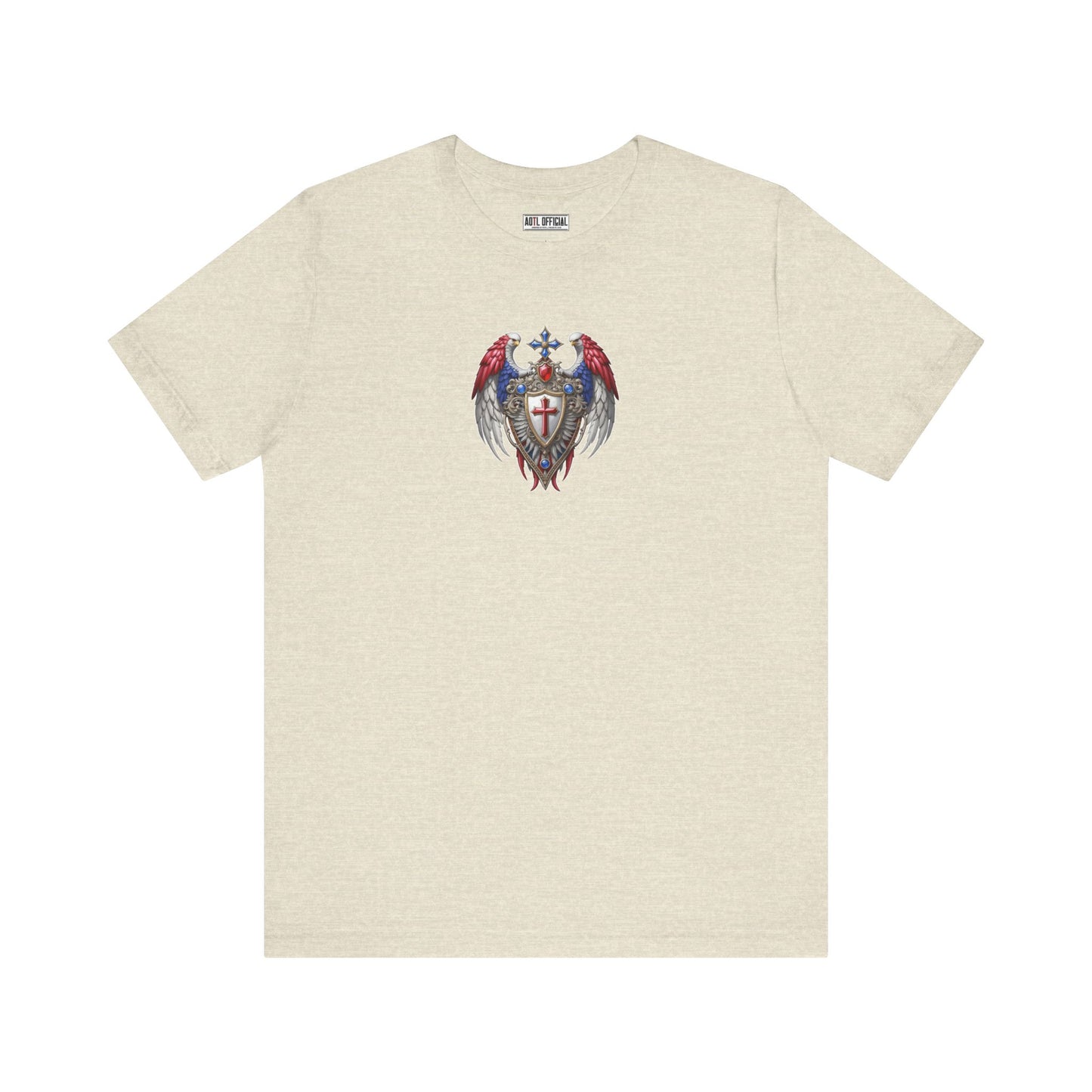 Winged Guardians of Faith Christian Patriotic Unisex Short Sleeve Tee