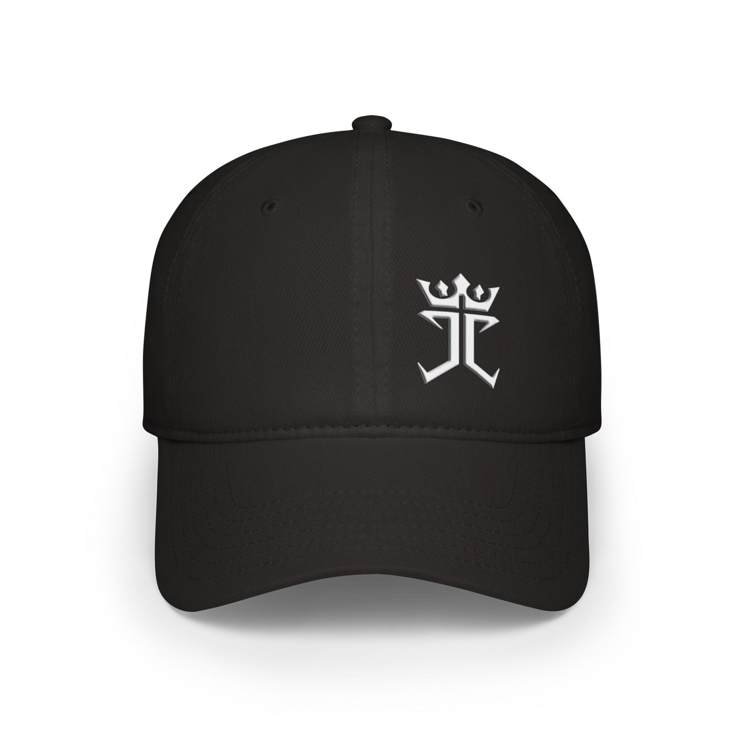 Jesus Christ Is King White Logo Christian Baseball Cap