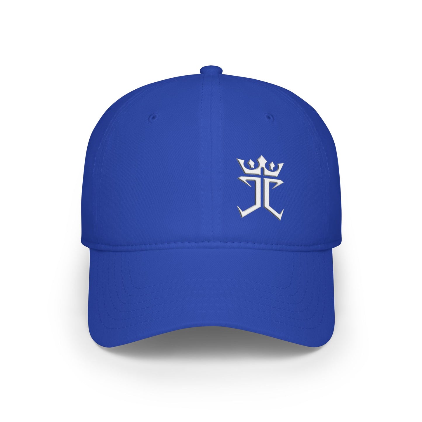 Jesus Christ Is King White Logo Christian Baseball Cap