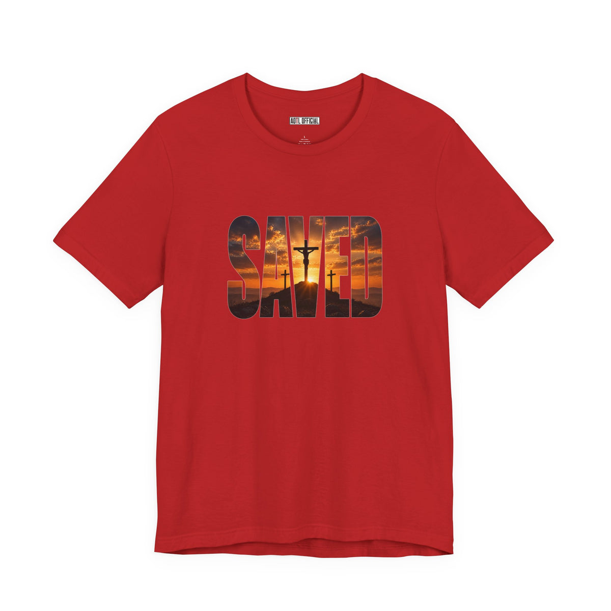 Saved — By the Cross Christian T-shirt