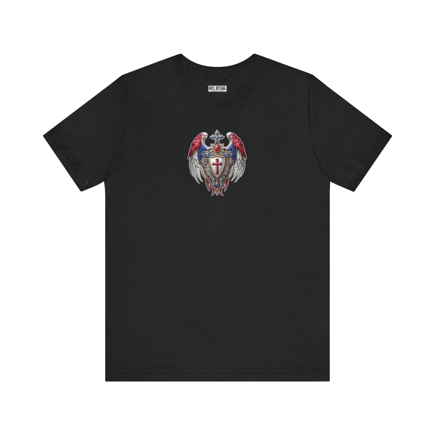 Winged Guardians of Faith Christian Patriotic Unisex Short Sleeve Tee