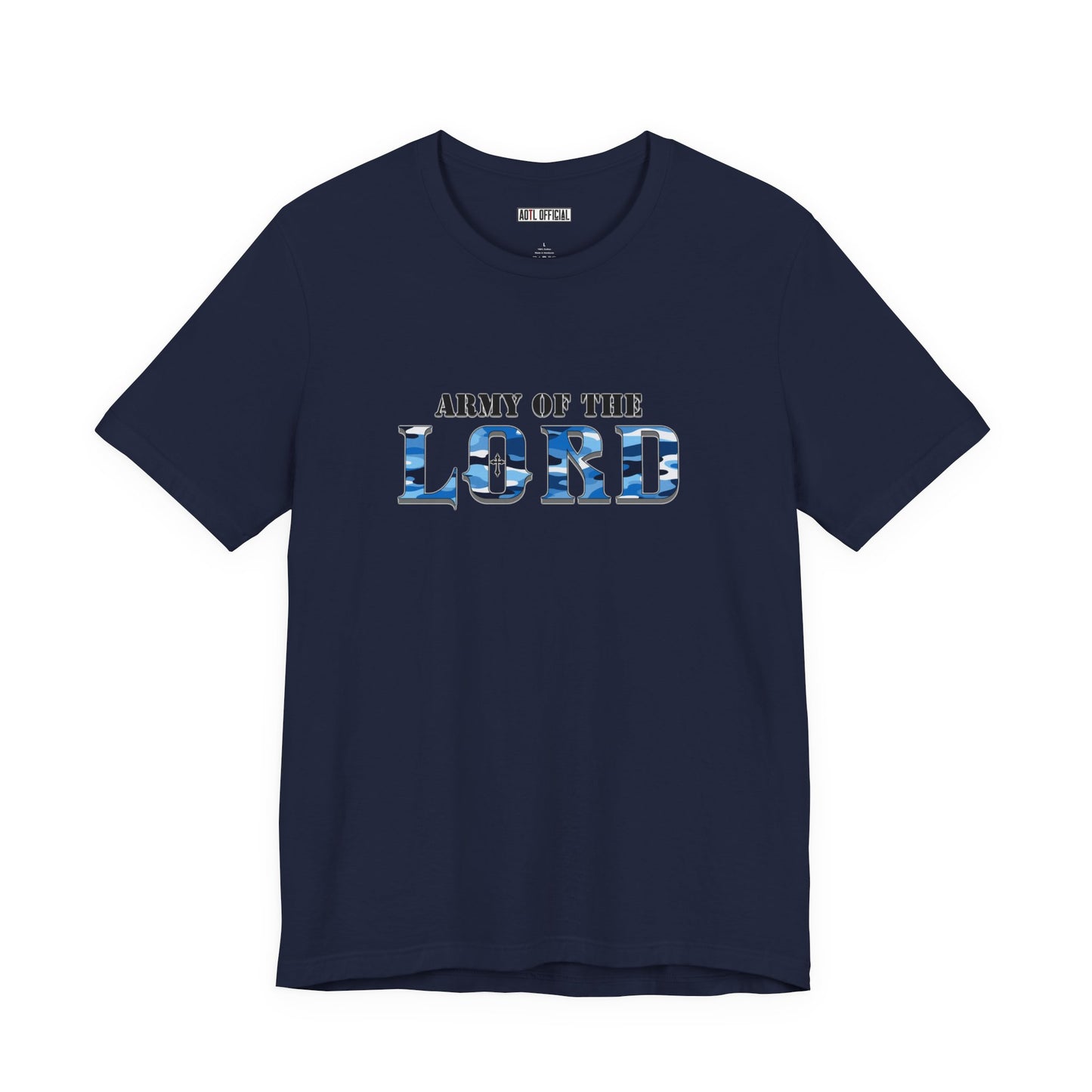 Blue Army Of The Lord Unisex Short Sleeve Tee