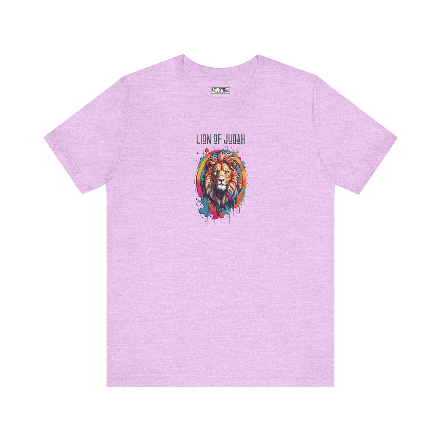 Lion Of Judah Graffiti Drip Edition Christian Unisex Short Sleeve Tee