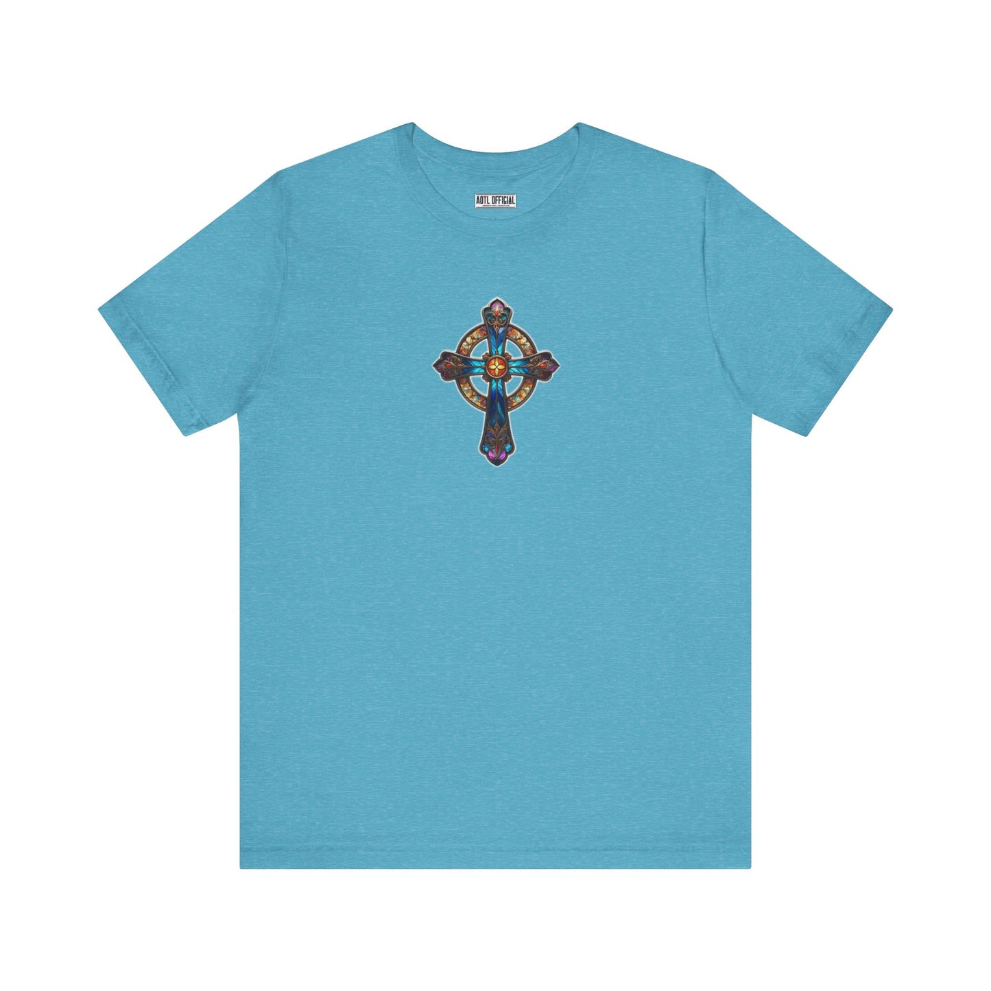 Radiant Cross Christian Unisex Short Sleeve Tee