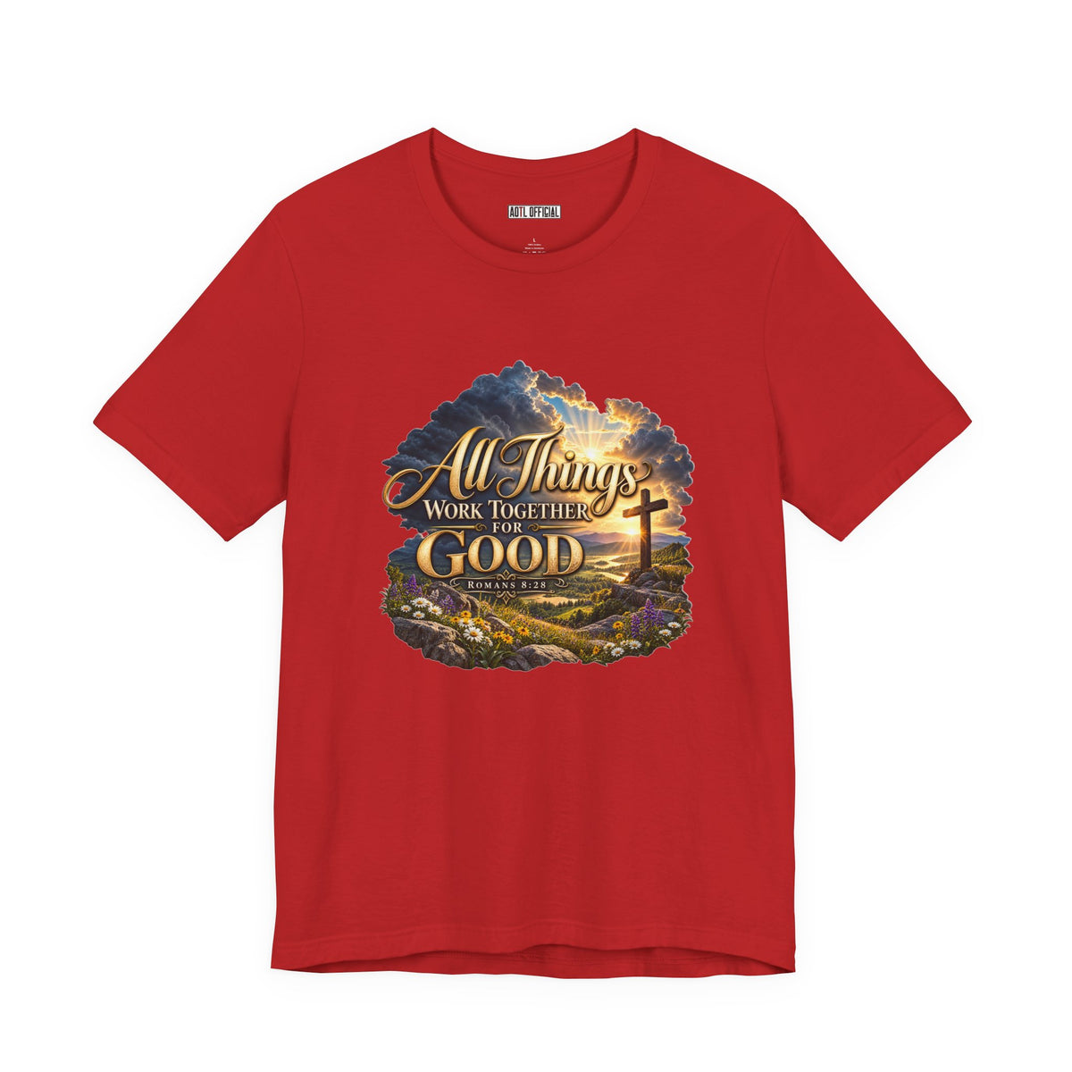 All Things Work Together for Good – Romans 8:28 Christian T-shirt
