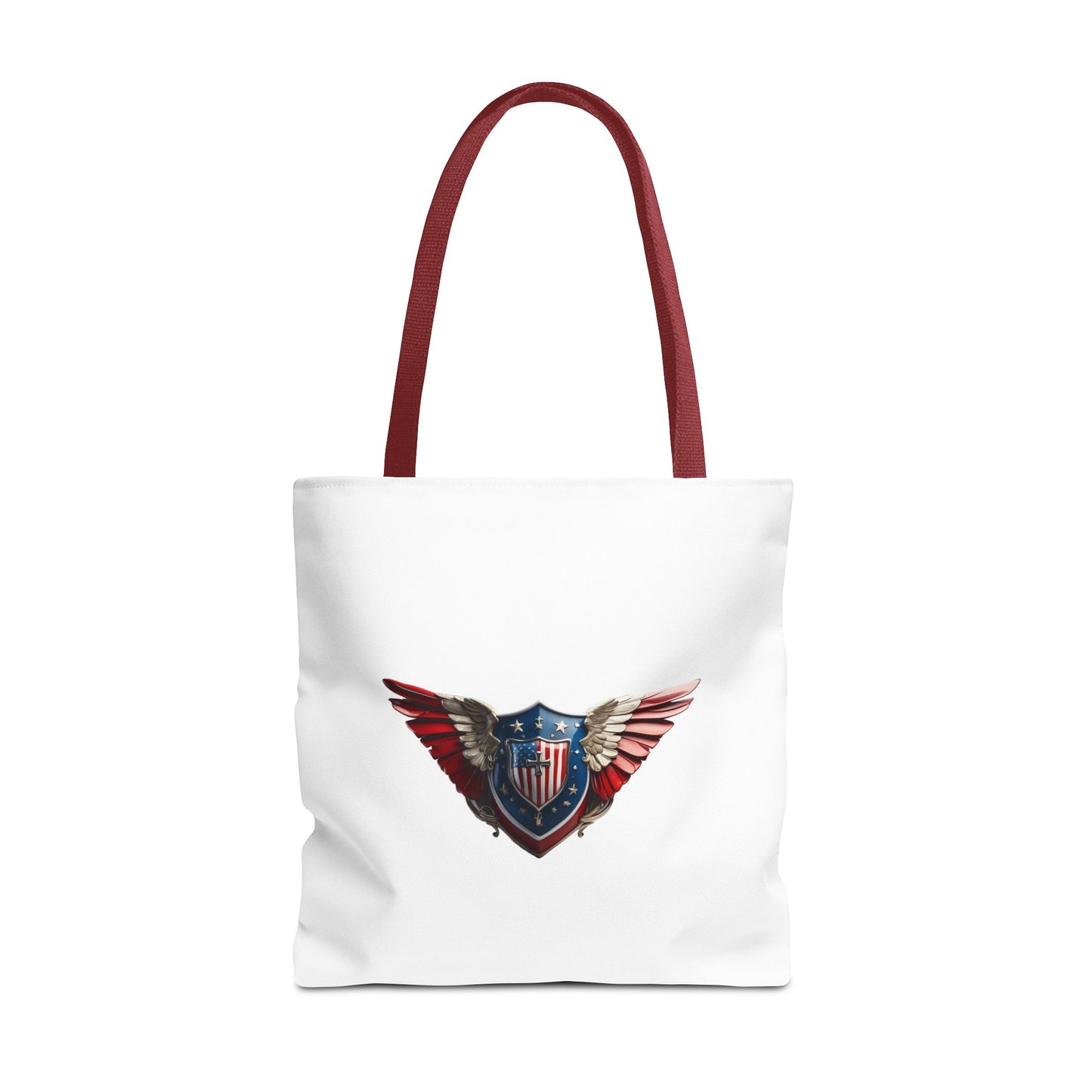 3D Winged Shield Patriotic Christian Tote bag