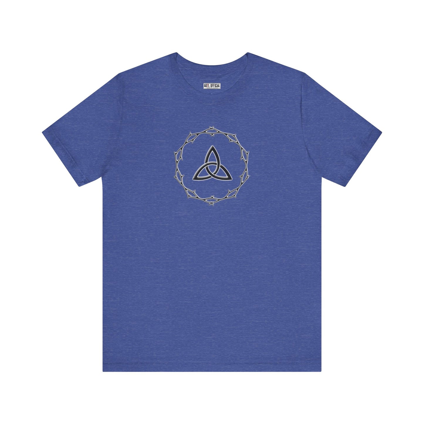 Circle of Thorns & Trinity Knot (Triquetra) Unisex Short Sleeve Tee