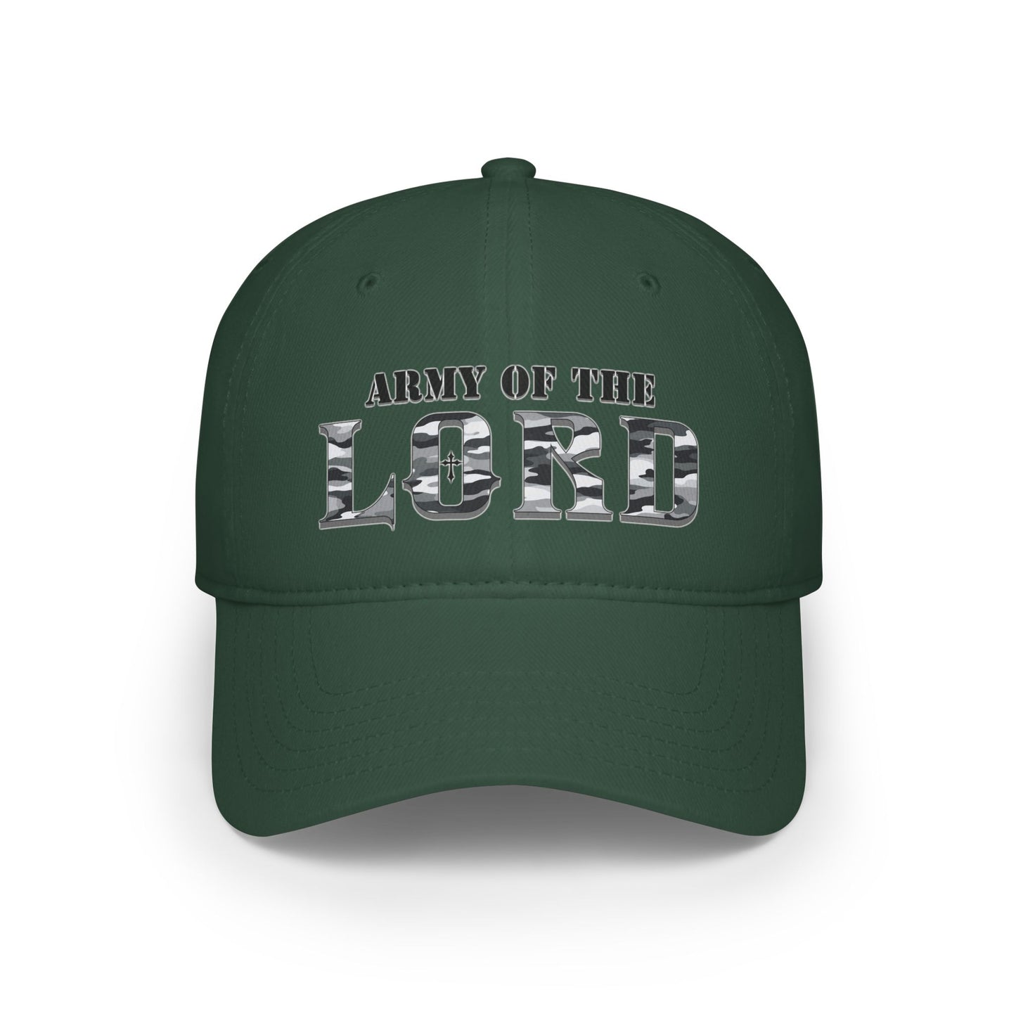 White Camouflage Army Of The Lord Christian Baseball Cap