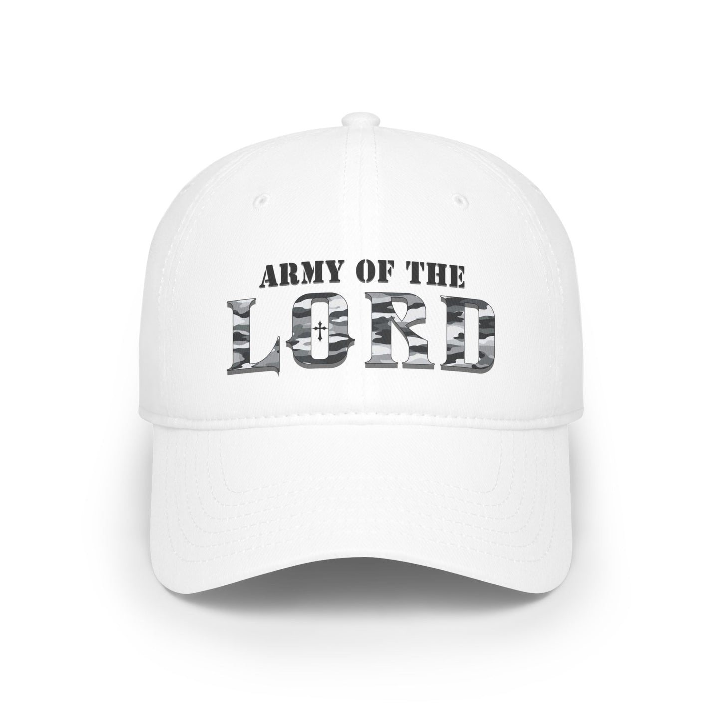 White Camouflage Army Of The Lord Christian Baseball Cap