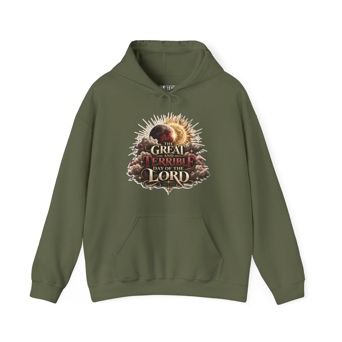 The Great and Terrible Day — Joel 2:31 Christian Hoodie