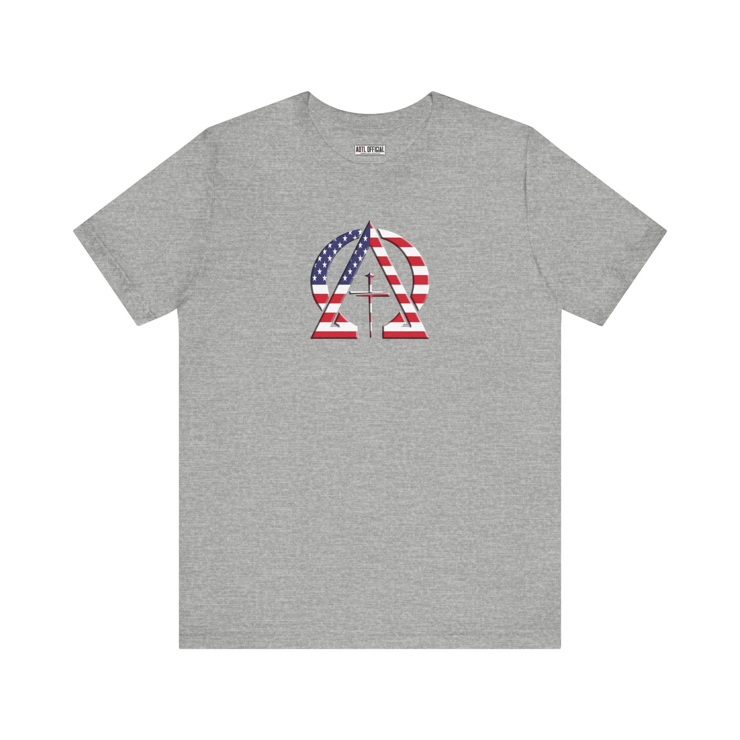 Alpha & Omega United States Of America Unisex Short Sleeve Tee