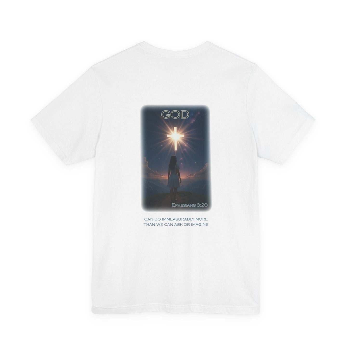 Declaring Your Destiny Lilac & Teal logo/Ephesians 3:20