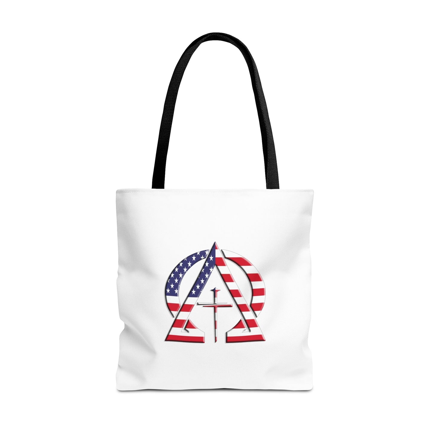 USA Jesus Christ Is King/ Alpha & Omega Christian Tote bag