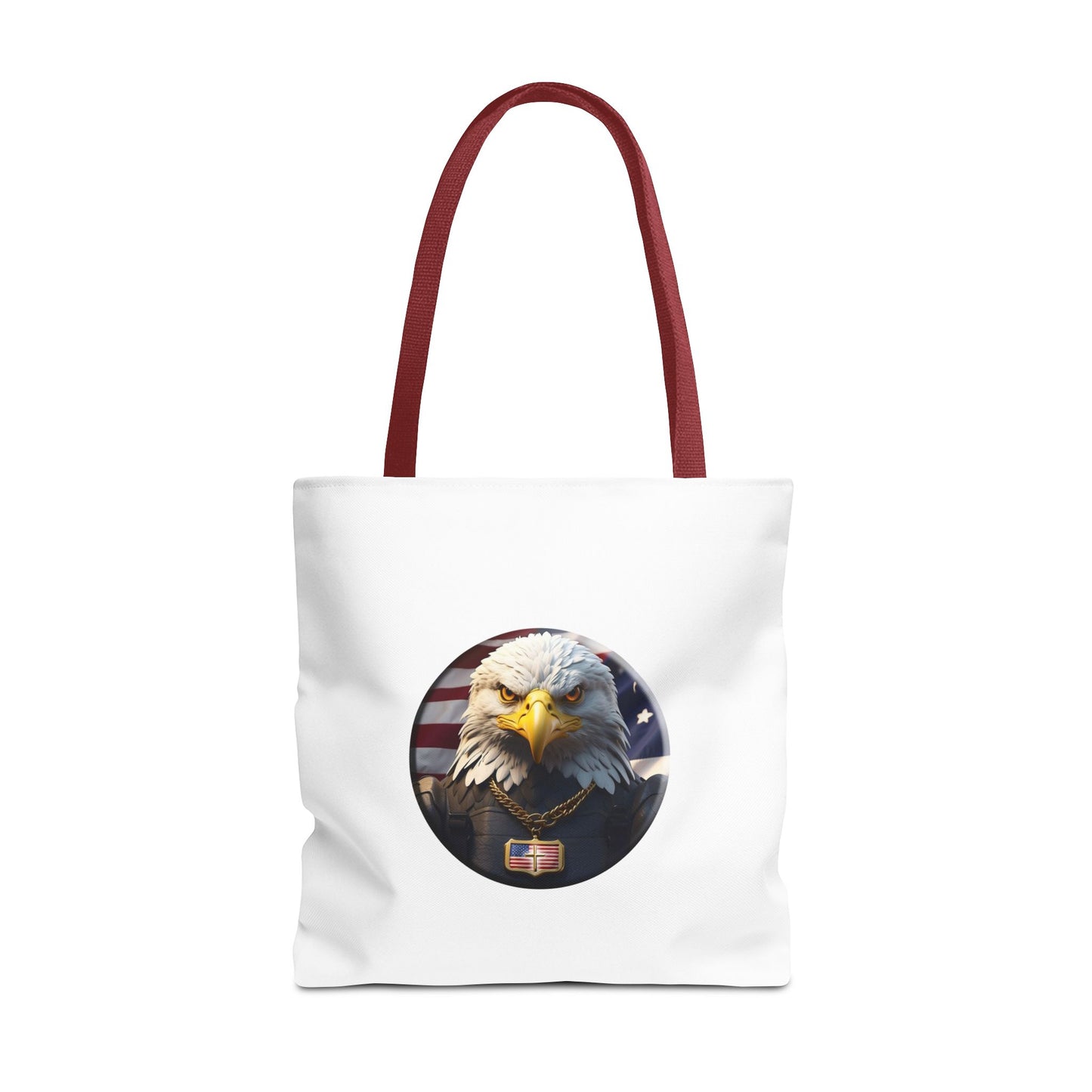 Golden Sentinel Patriotic Christian Tote bag