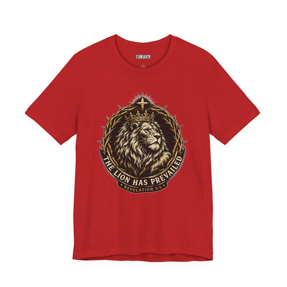 Lion of Judah — The Lion Has Prevailed Christian T-shirt