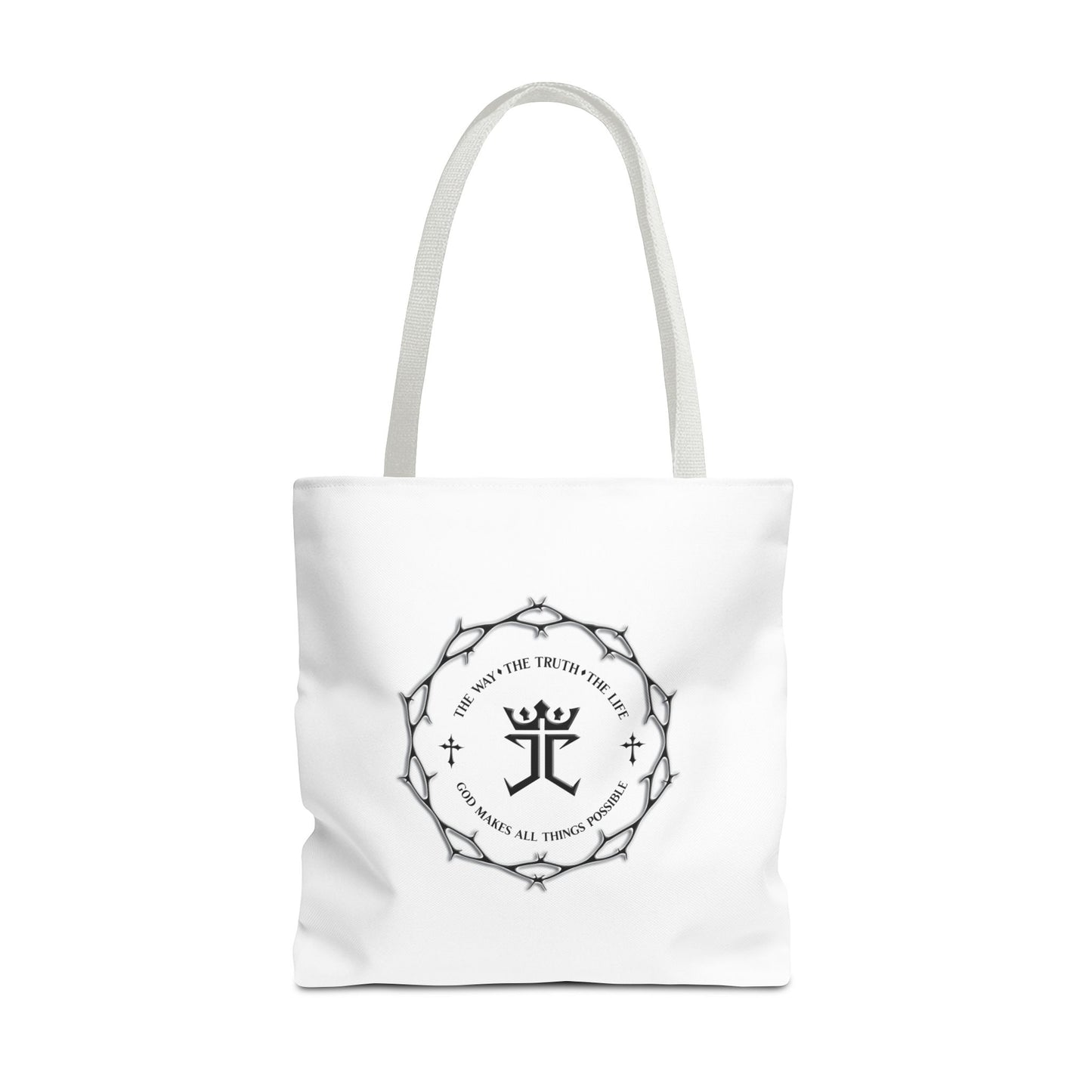 God Makes All Things Possible Christian Tote bag