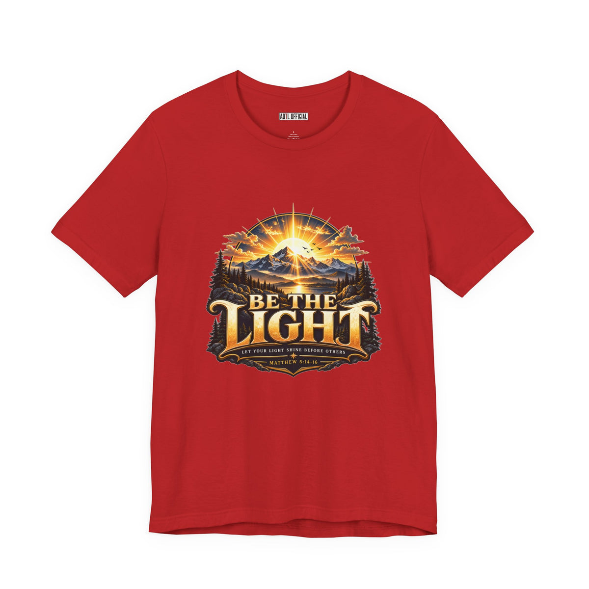 Be the Light – Matthew 5:14-16 Christian T-shirt