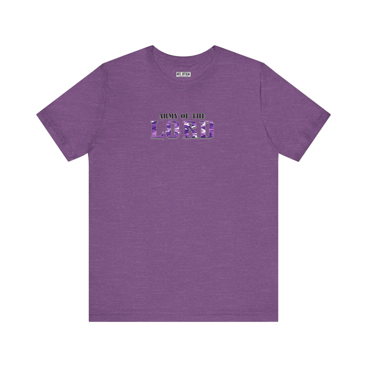 Purple Army Of The Lord Unisex Short Sleeve Tee