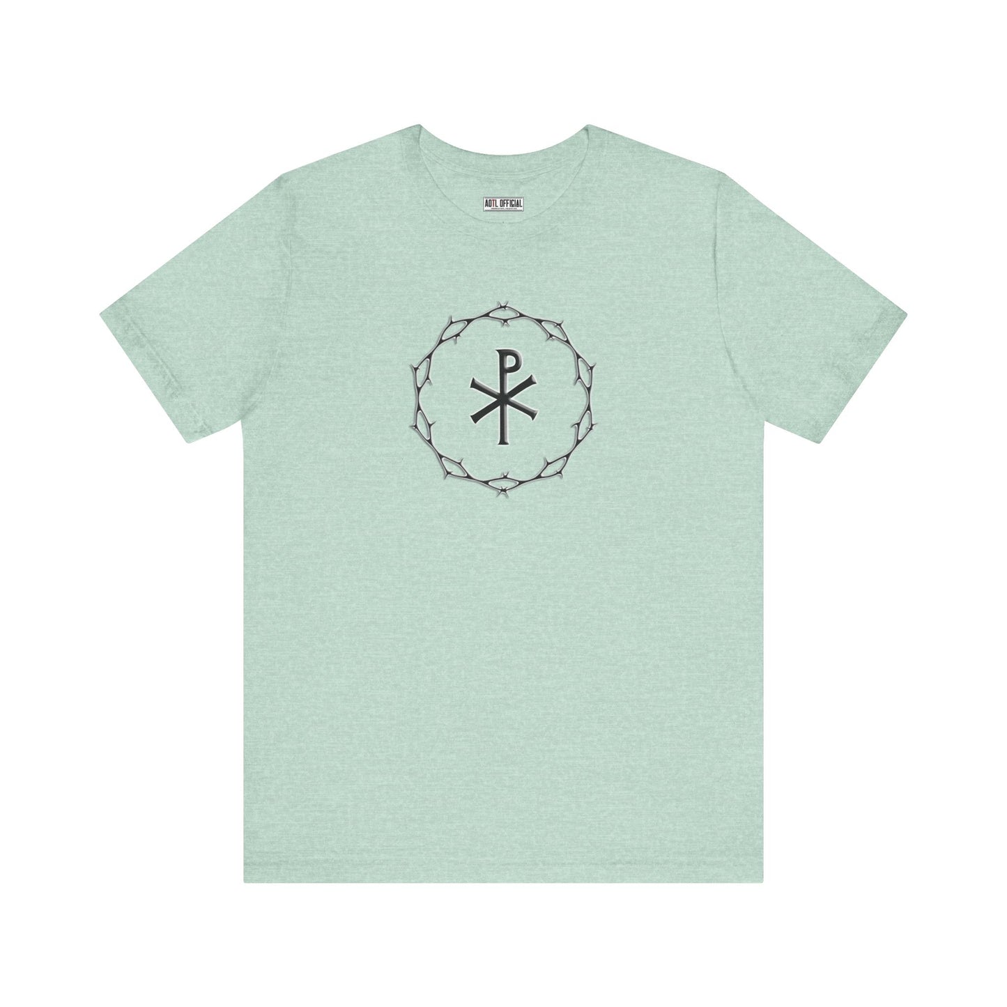 Circle of Thorns & Chi-Rho Unisex Jersey Short Sleeve Tee