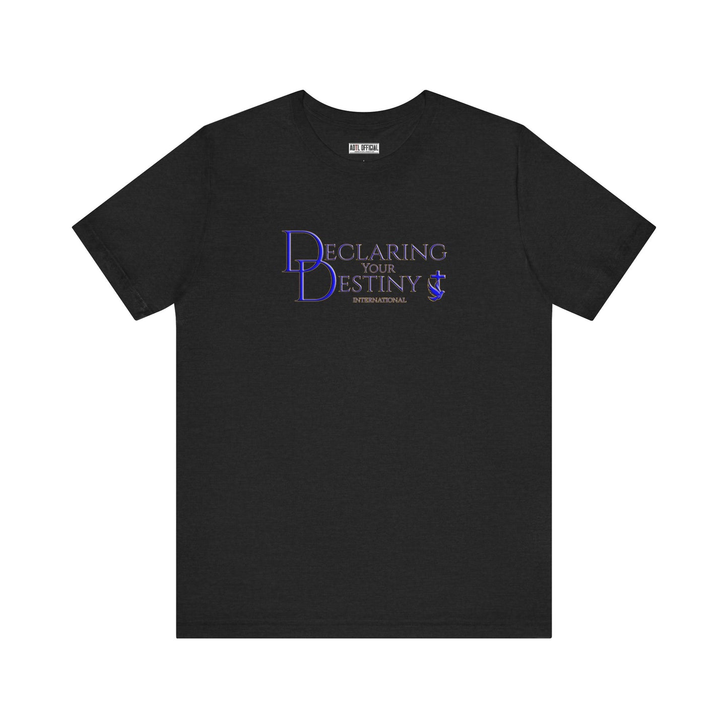 Declaring Your Destiny Blue & Gold logo/Romans 8:31