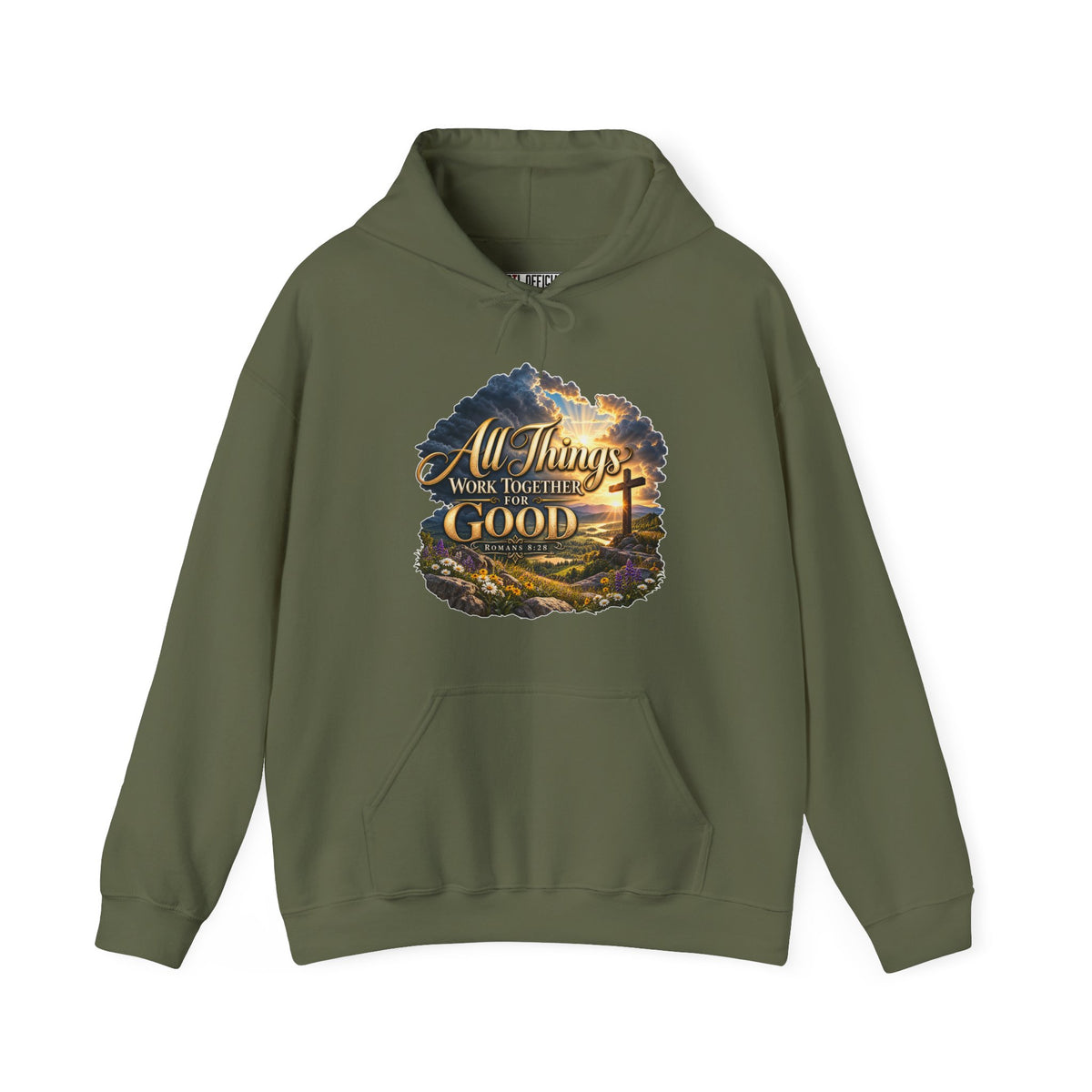 All Things Work Together for Good – Romans 8:28 Christian Hoodie