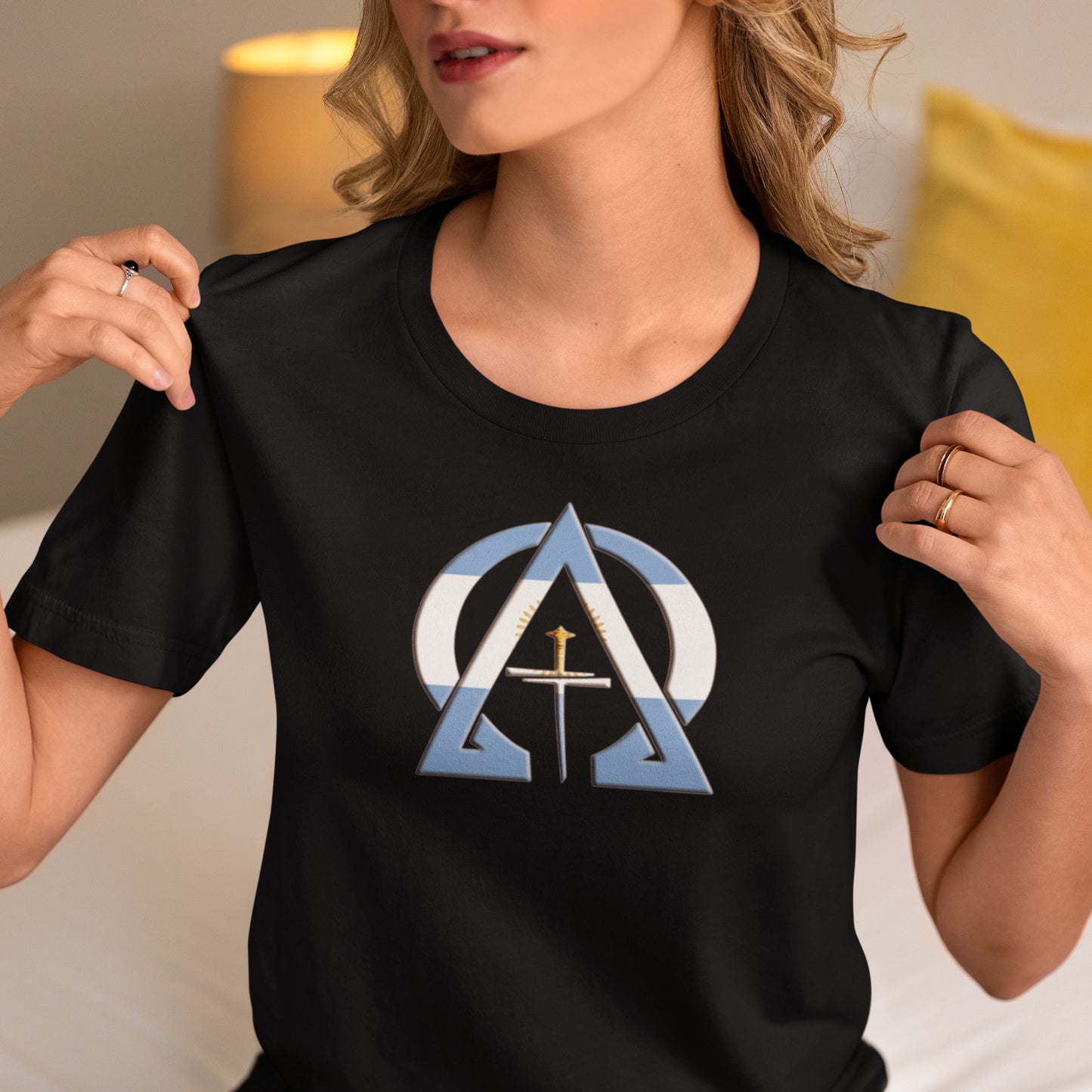 Alpha & Omega Argentina Unisex Short Sleeve Tee