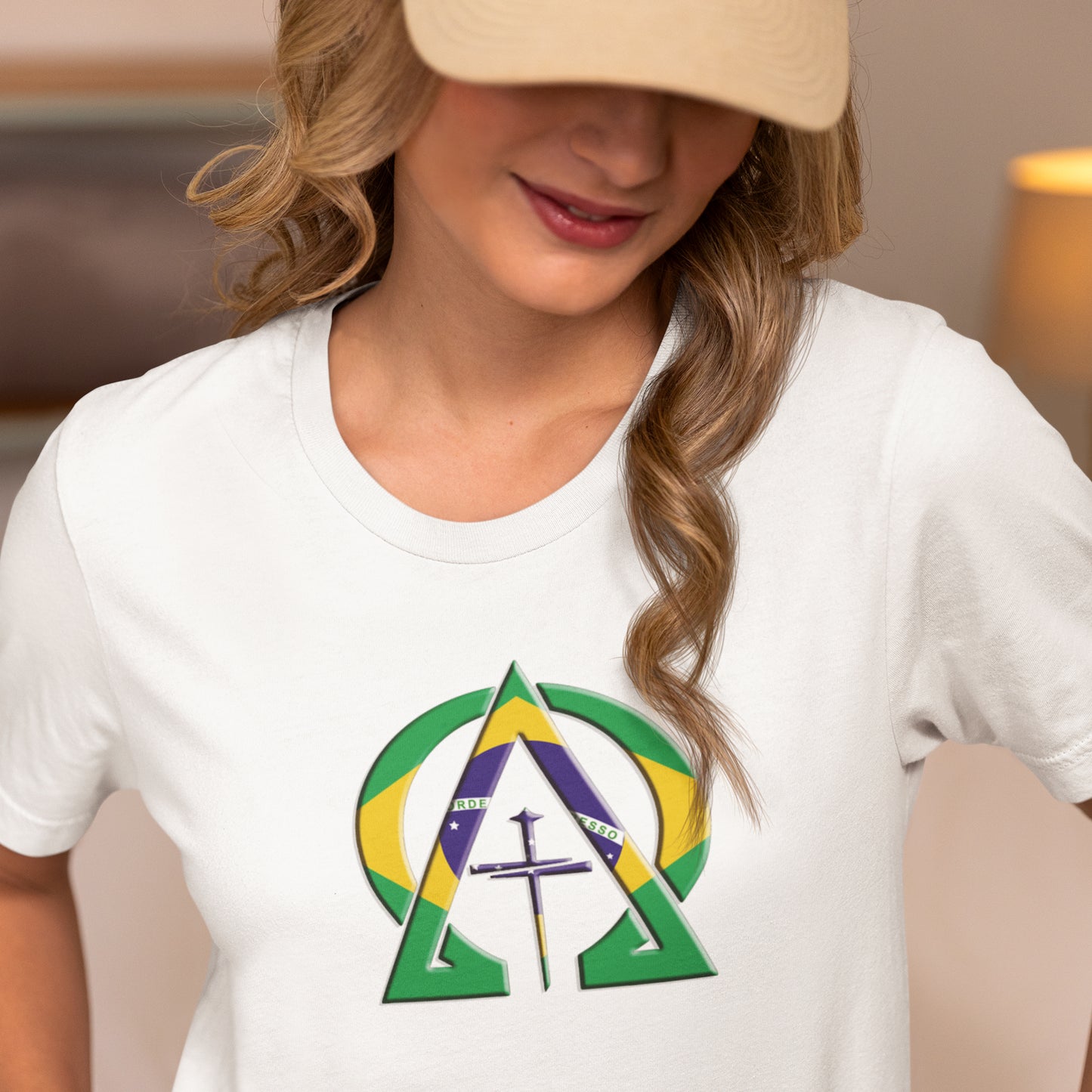 Alpha & Omega Brazil Unisex Short Sleeve Tee