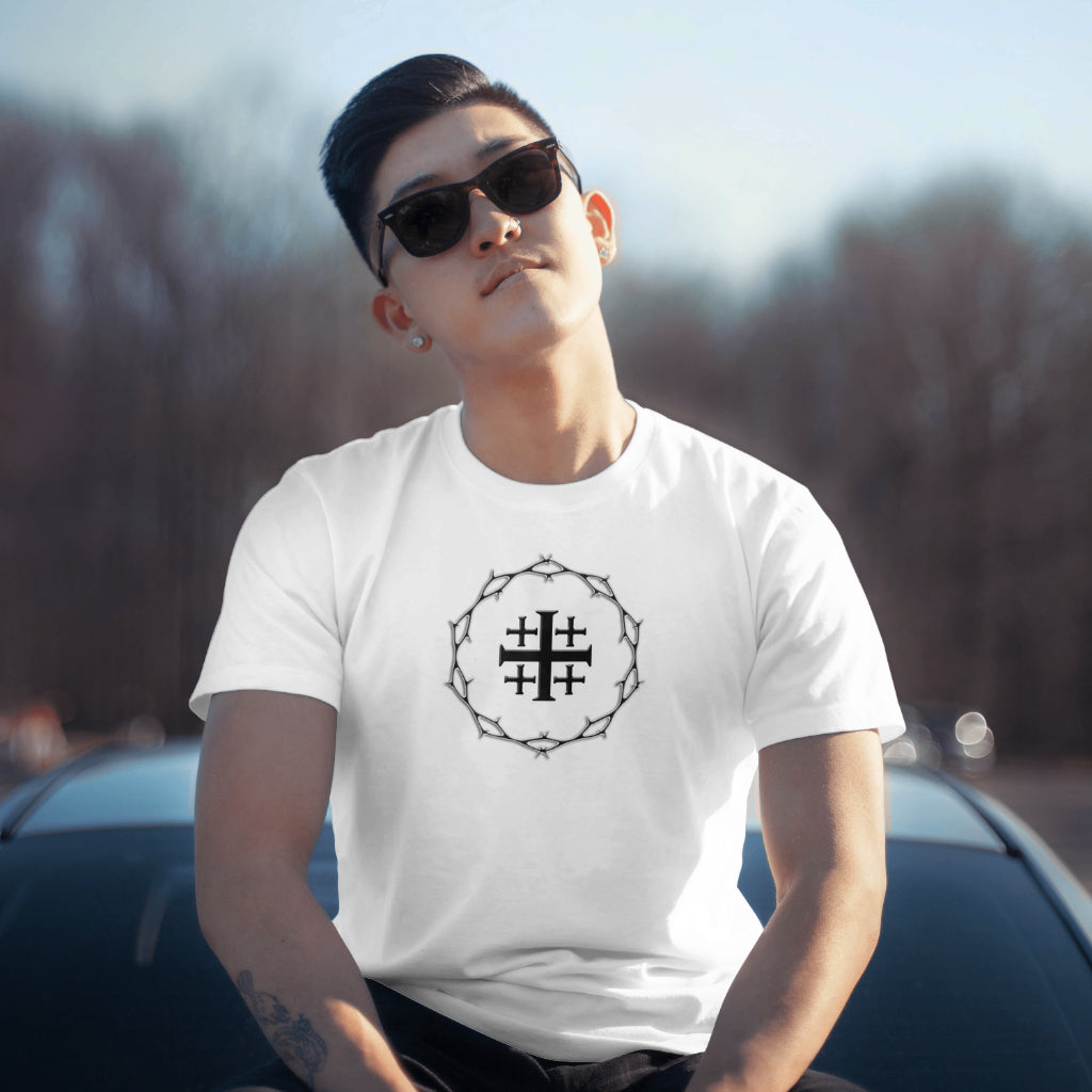 Circle of Thorns & Jerusalem Cross Unisex Short Sleeve Tee