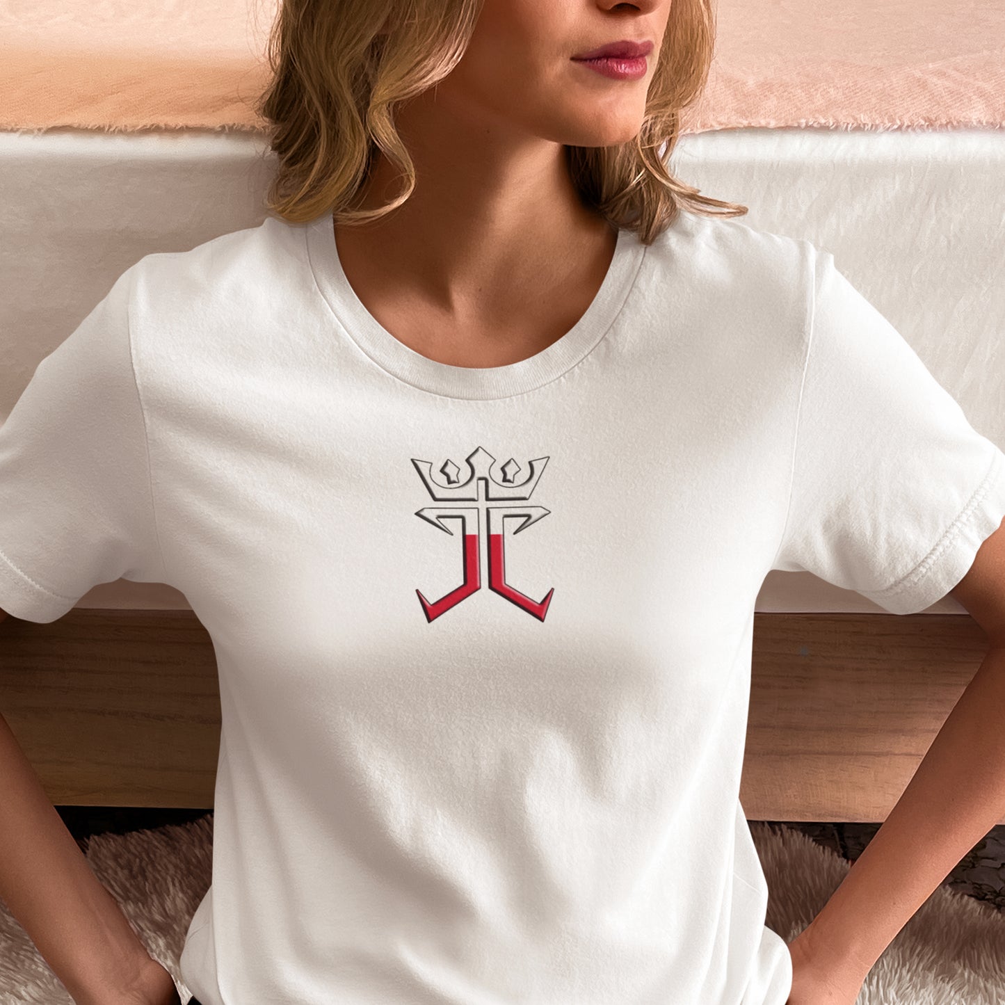 Christ Is King In Poland Unisex Short Sleeve Tee