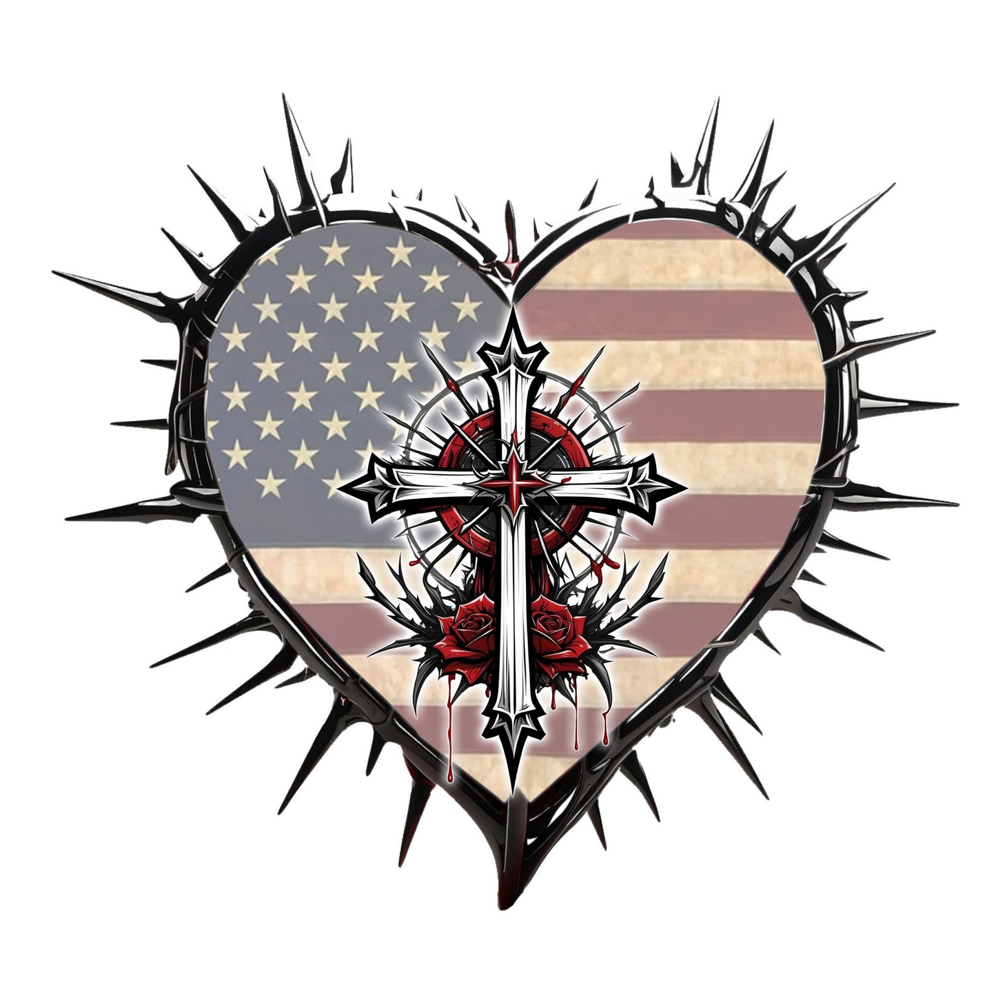 Sacrificial Freedom Christian Patriotic Unisex Short Sleeve Tee