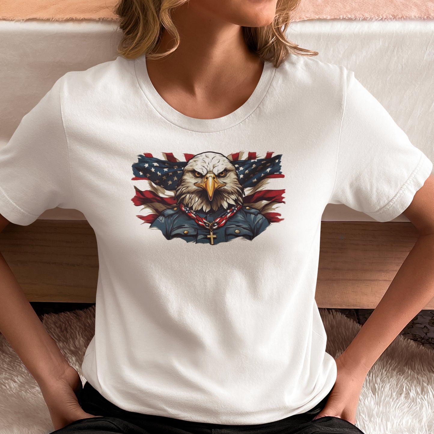 Defender of Liberty Christian Patriotic Unisex Short Sleeve Tee