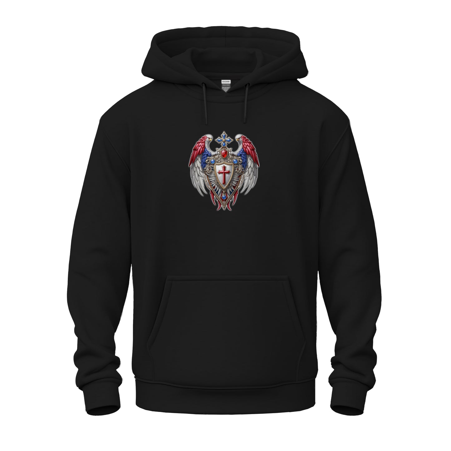 Winged Guardians of Faith Unisex Heavy Blend™ Hooded Sweatshirt