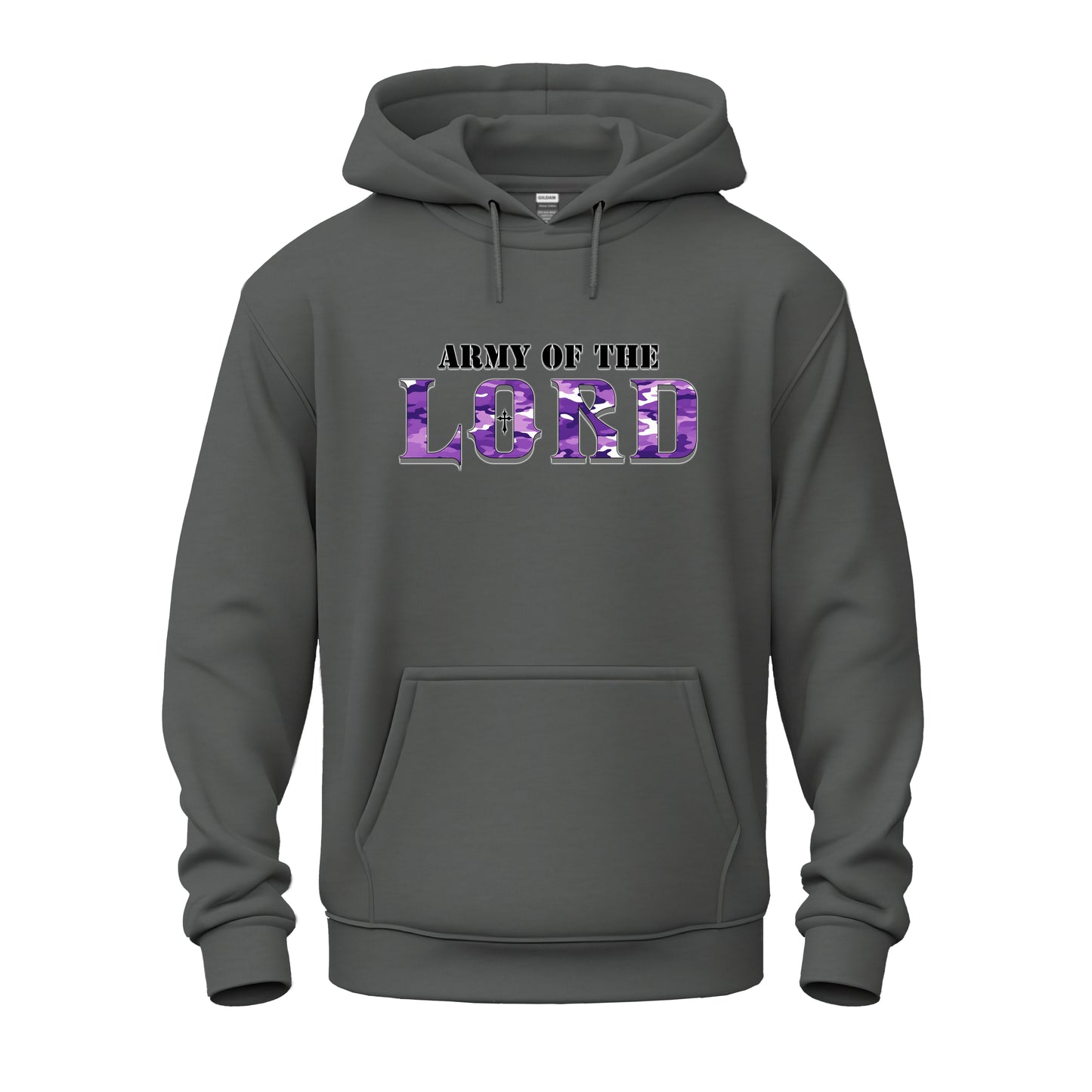 Army Of The Lord Purple Camo Unisex Heavy Blend™ Hooded Sweatshirt