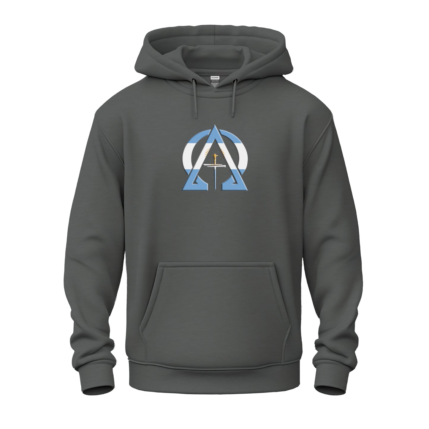 Alpha & Omega Argentina - Unisex Heavy Blend™ Hooded Sweatshirt