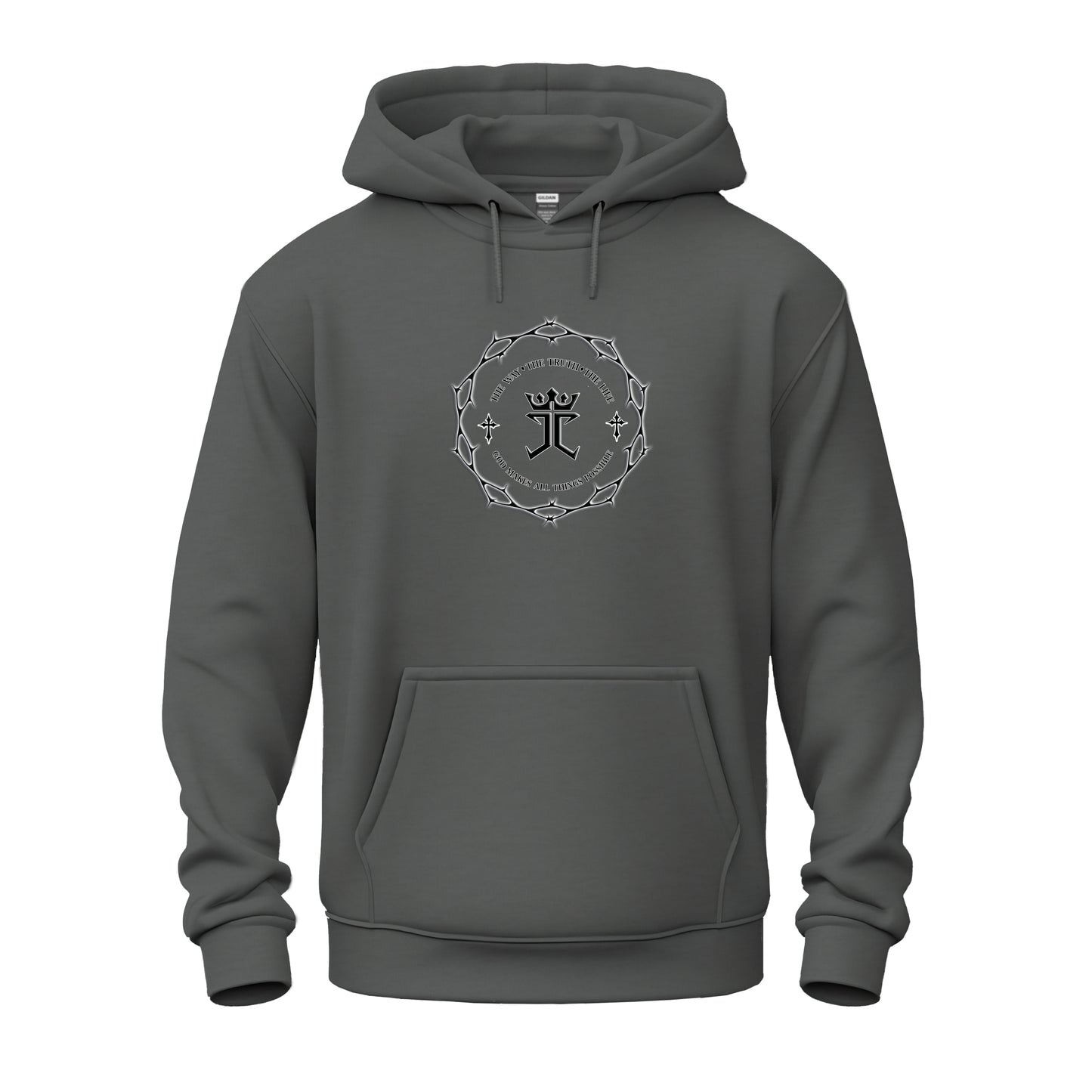 Jesus Christ's Crown of Thorns logo Unisex Heavy Blend™ Hooded Sweatshirt